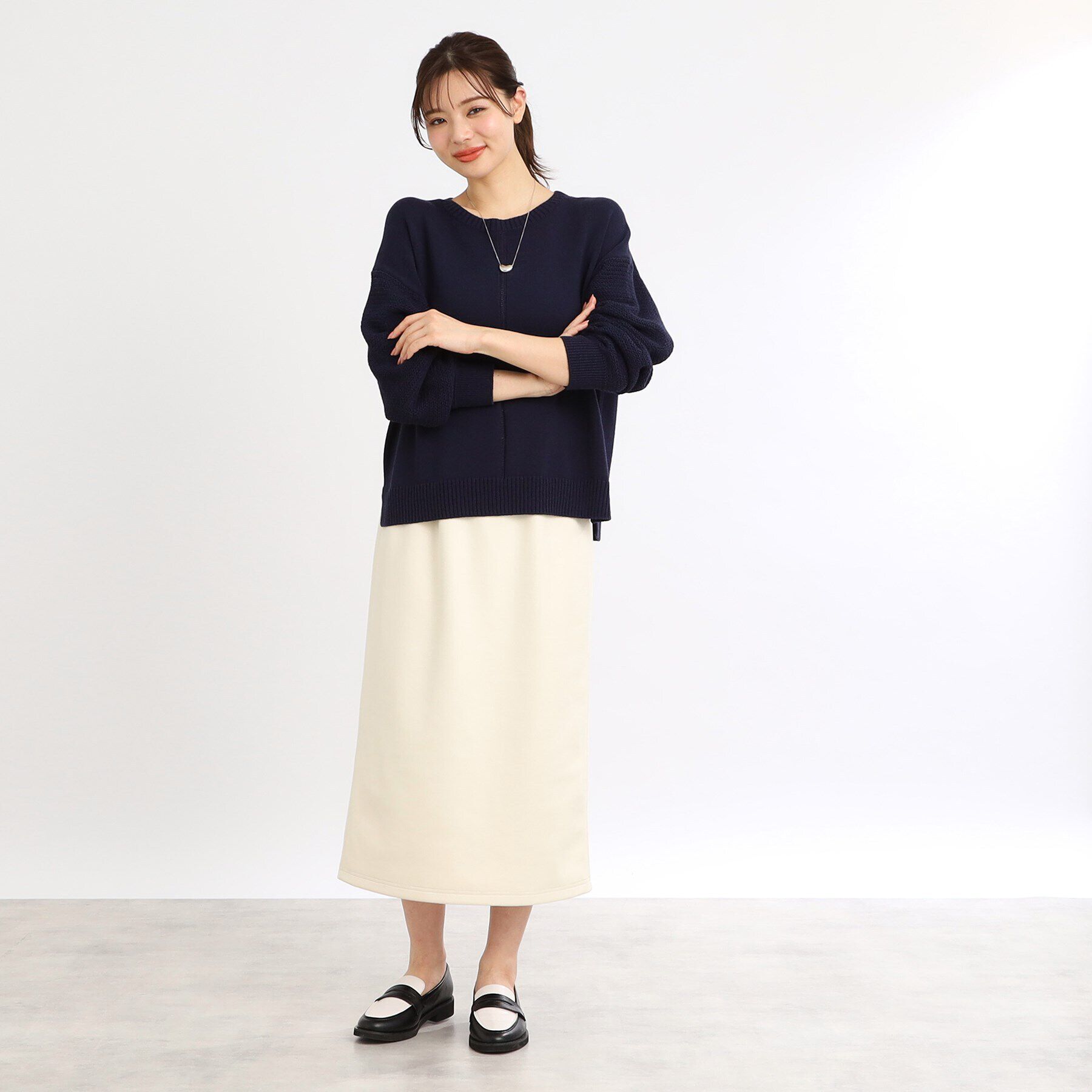 Reflect「【E‐QUALITY／手洗い可】ドライタッチニット」|ニット・セーター|