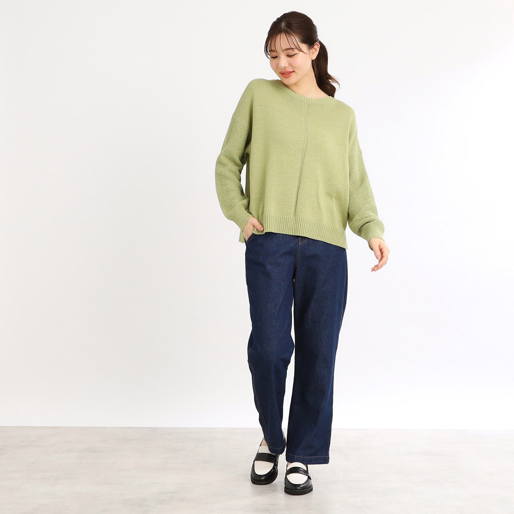 Reflect「【E‐QUALITY／手洗い可】ドライタッチニット」|ニット・セーター|