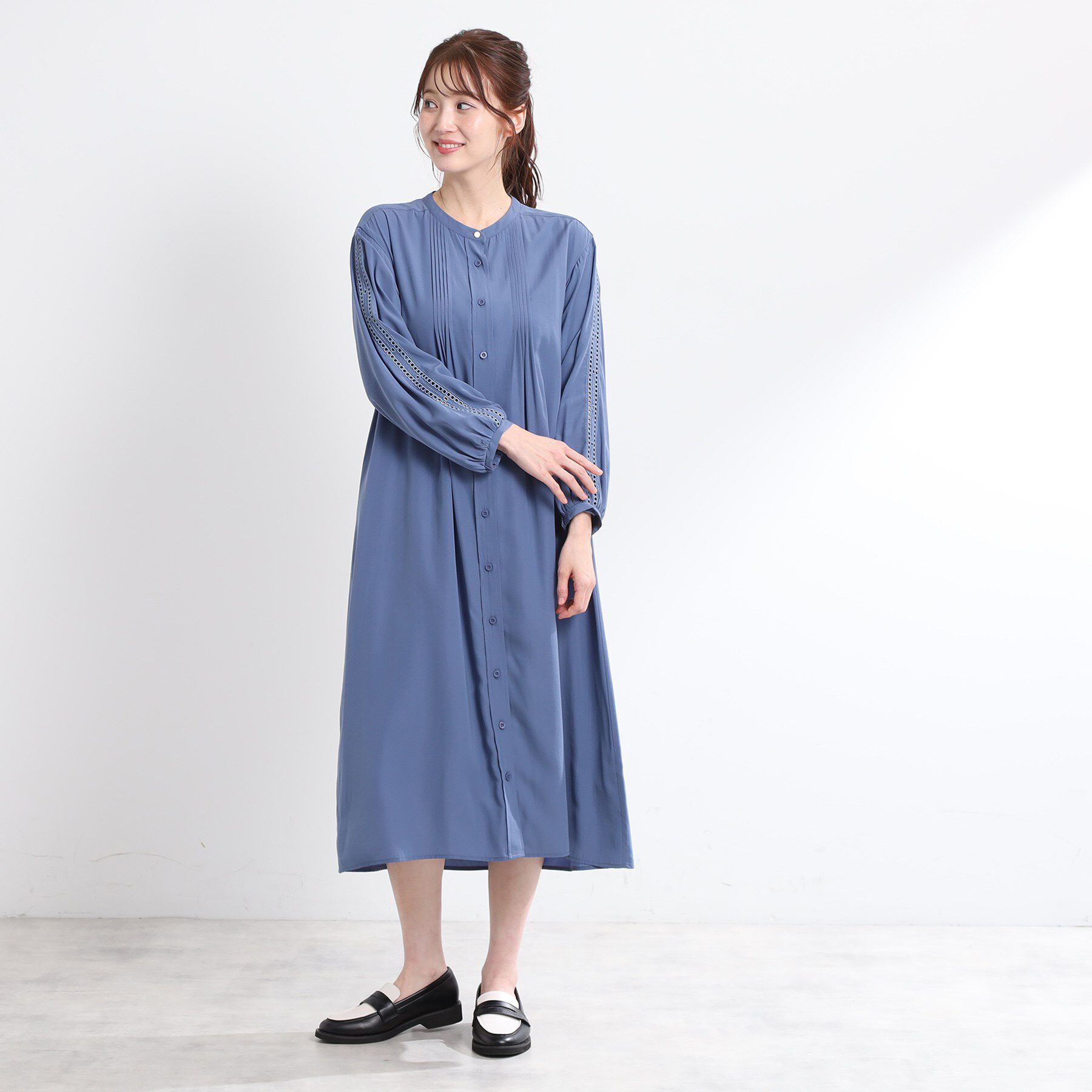Reflect「【夏SALE／E‐QUALITY／羽織にも◎】エンブロイダリーワンピース」|ワンピース|