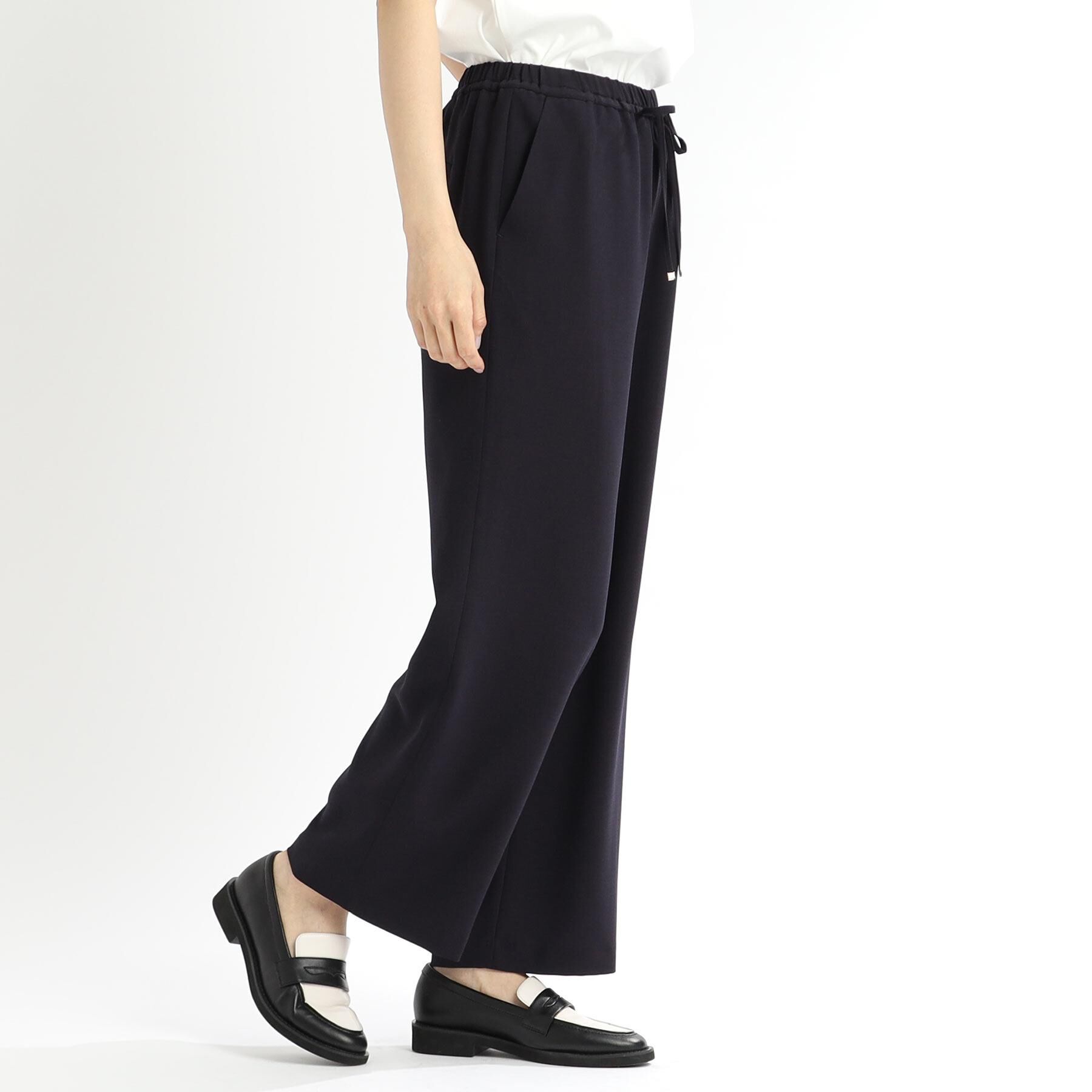 Reflect「【マシンウォッシュ可／ウエスト総ゴム】すっきり見えワイドシルエットパンツ」|その他|