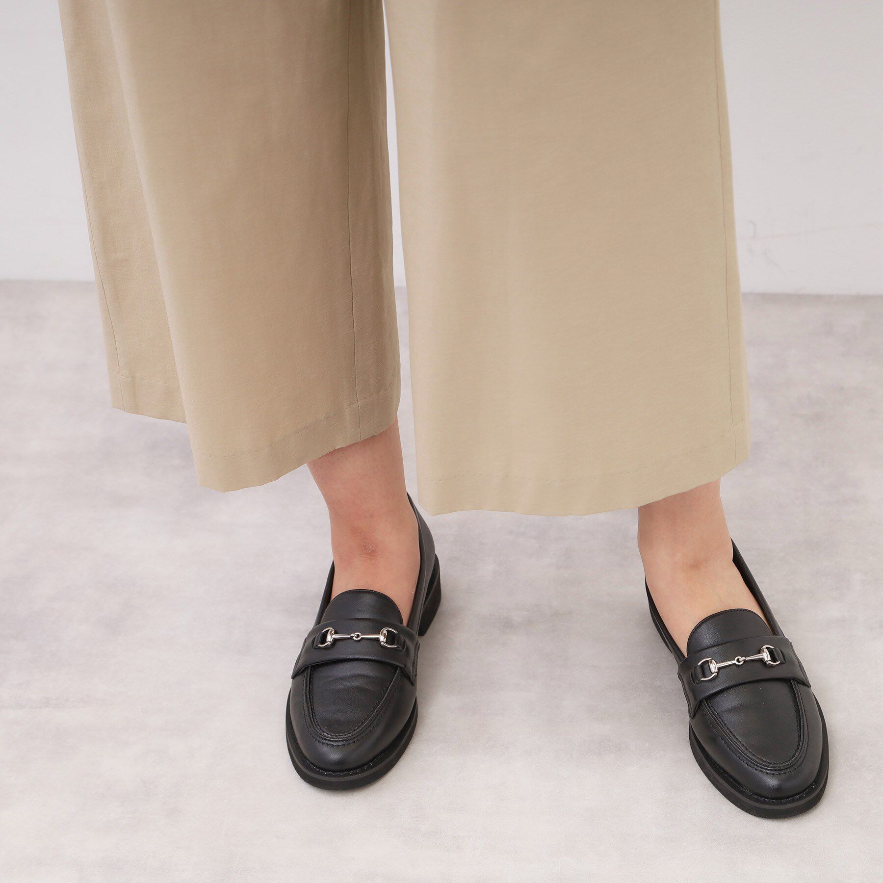 Reflect「【お腹・腰周りすっきり見え◎】ストレッチワイドクロップドパンツ」|その他|