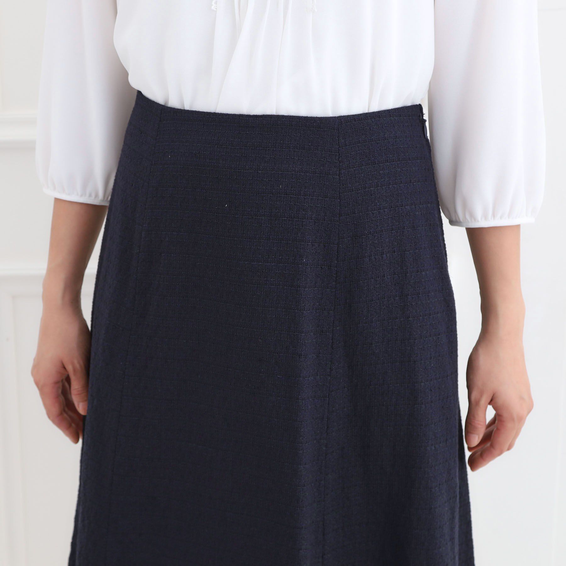 Reflect「【フォーマル／入卒／セットアップ可】ツイードスカート」|スカート|