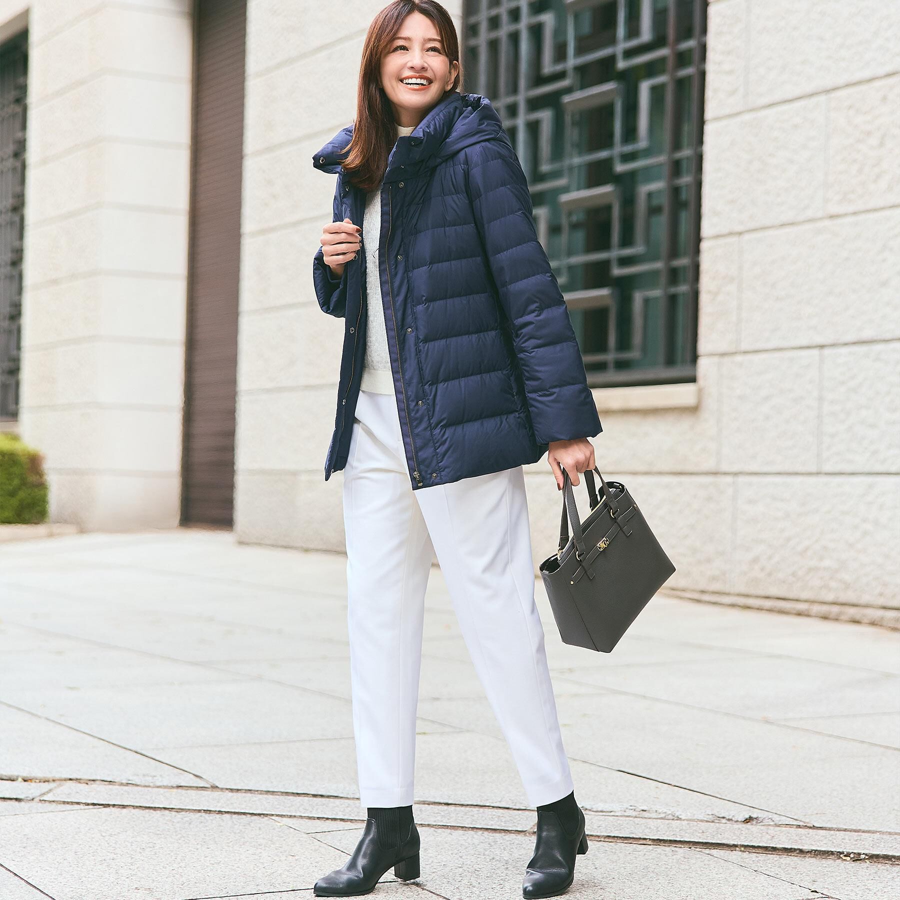 Reflect「アーガイル柄ハイネックニット」|ニット・セーター|