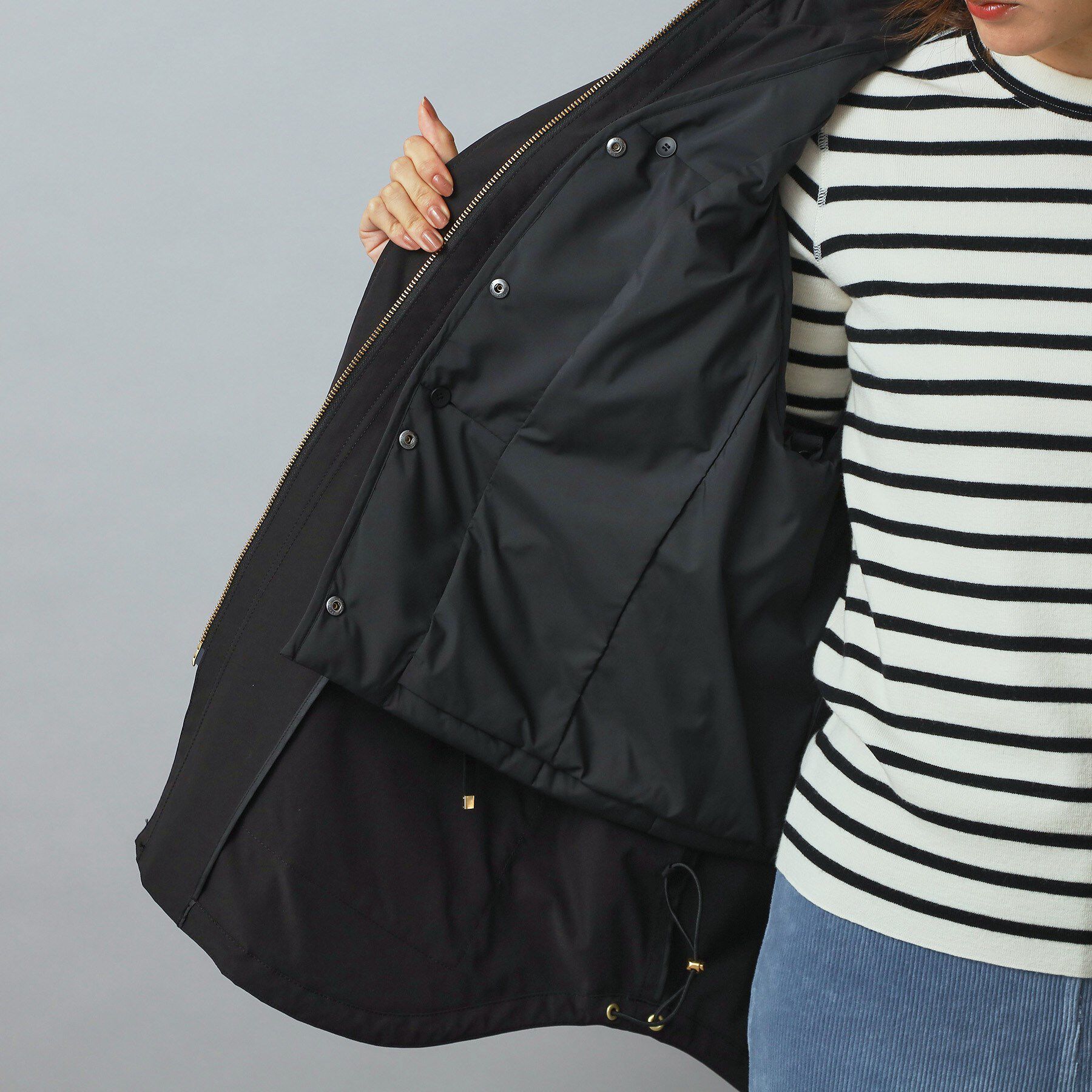 DRESSTERIOR「4WAYレインワークブルゾン」|ブルゾン・スタジャン|