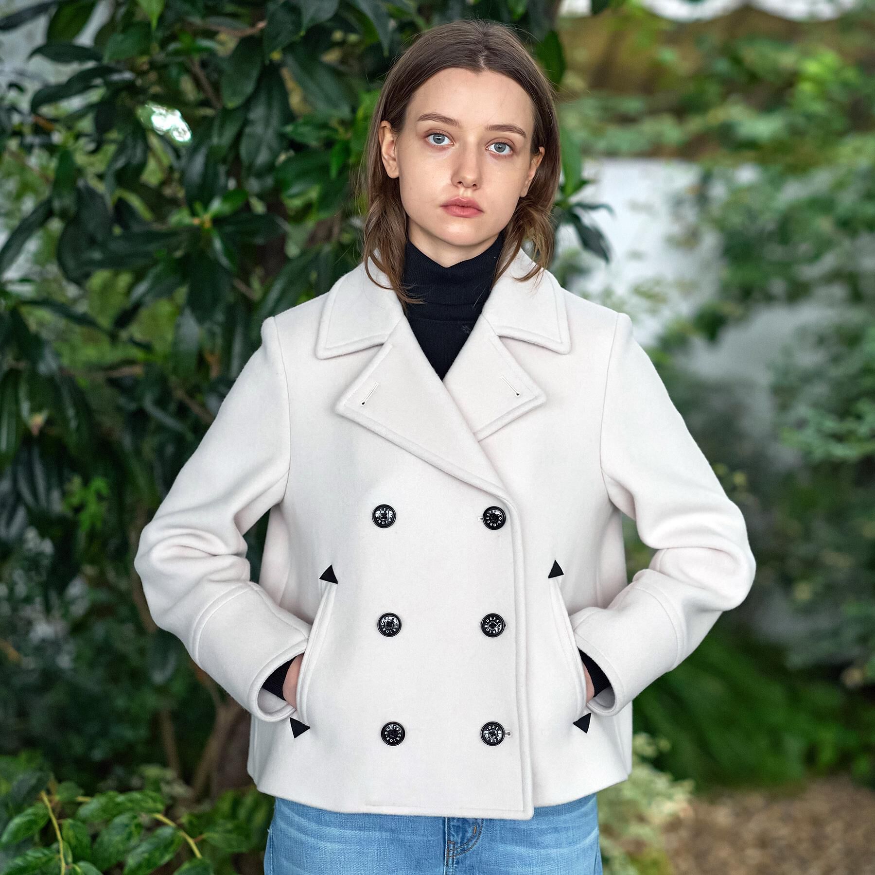 DRESSTERIOR「【CLASSY.12月号/otonaMUSE11月号掲載】Super140'sショートPジャケット」|ピーコート|