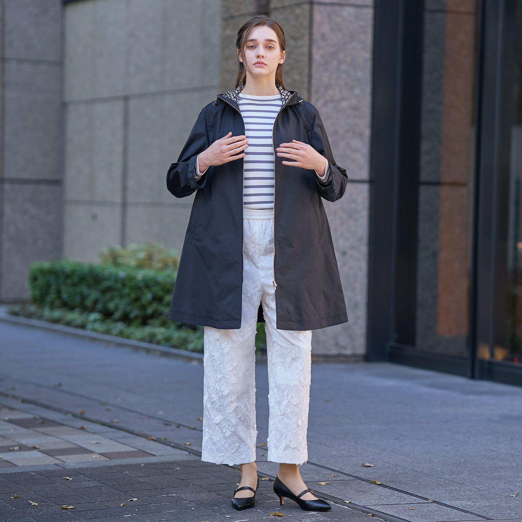 DRESSTERIOR「【撥水素材】フーテッドツイルコート」|その他|