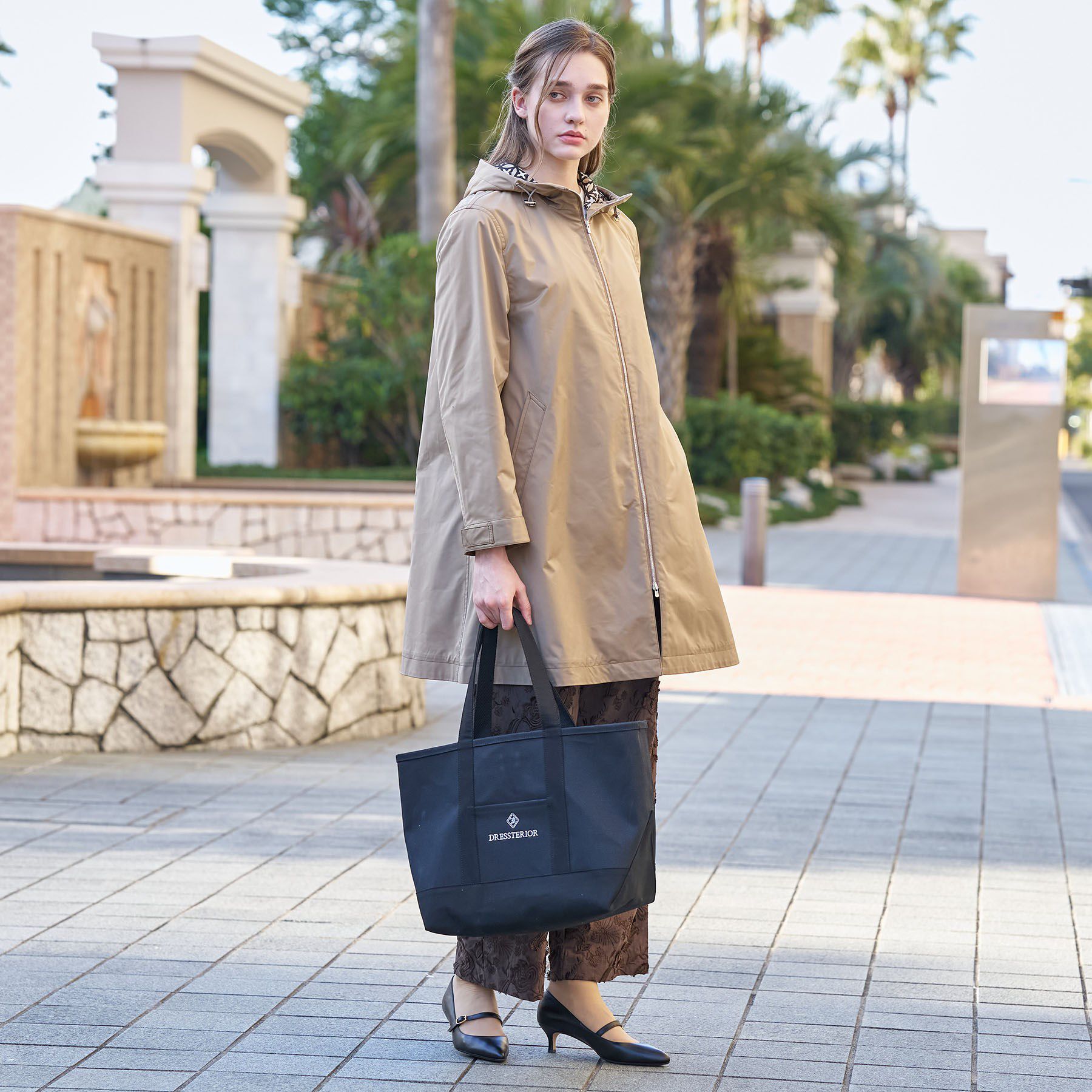 DRESSTERIOR「【撥水素材】フーテッドツイルコート」|その他|