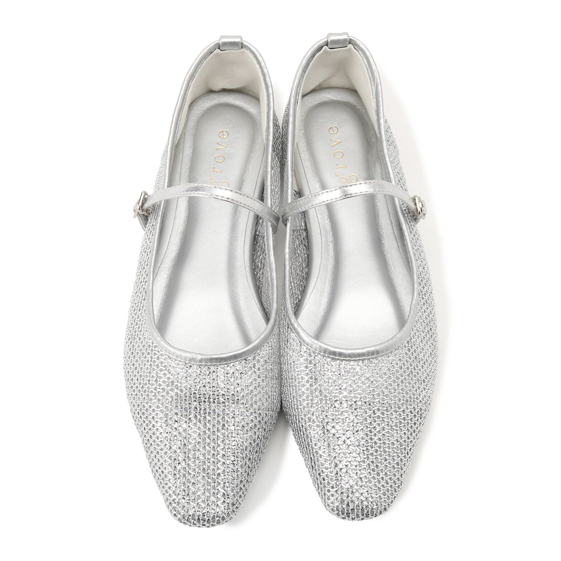 grove「メッシュメリージェーンフラットパンプス」|その他|