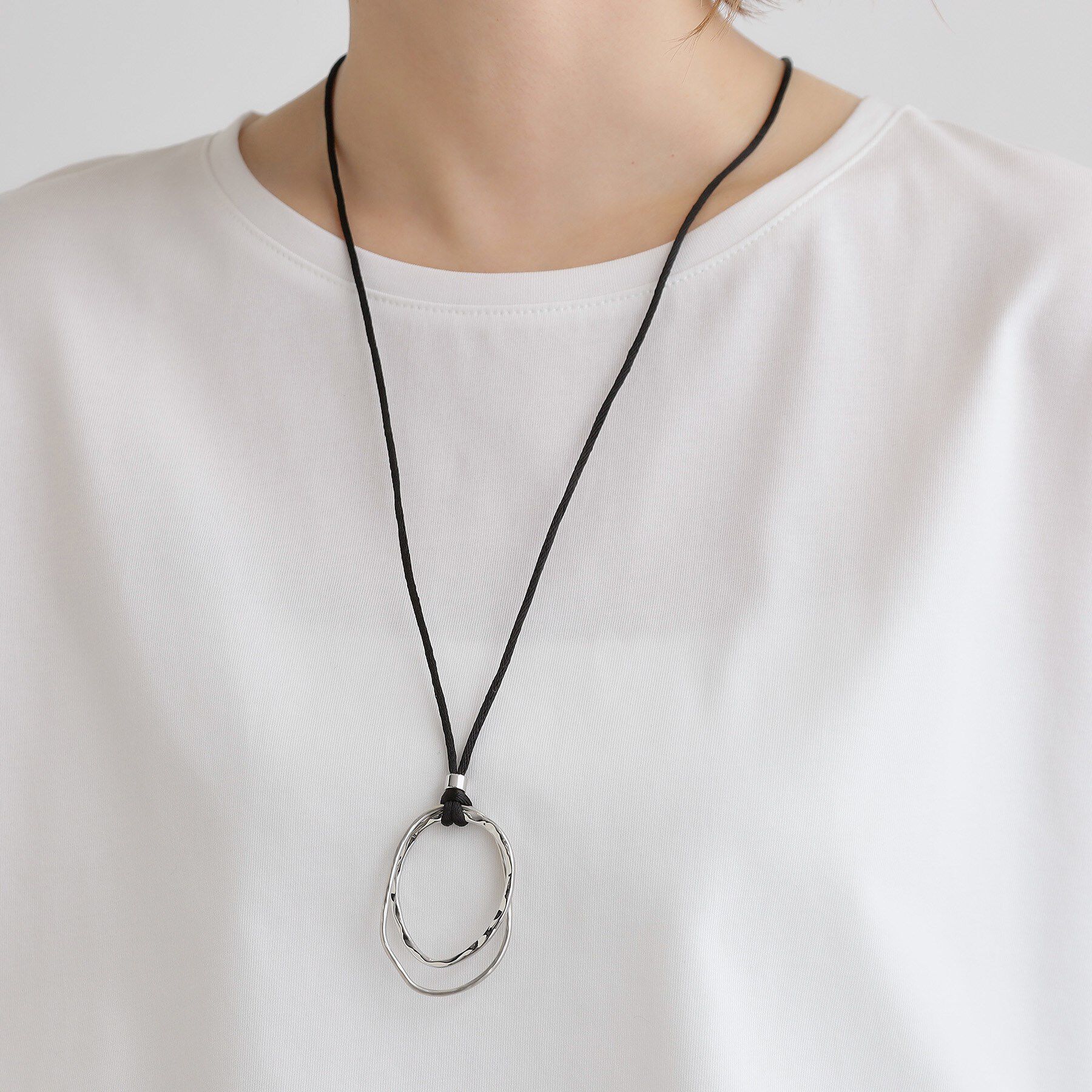 grove「コードメタルリングネックレス」|ネックレス|