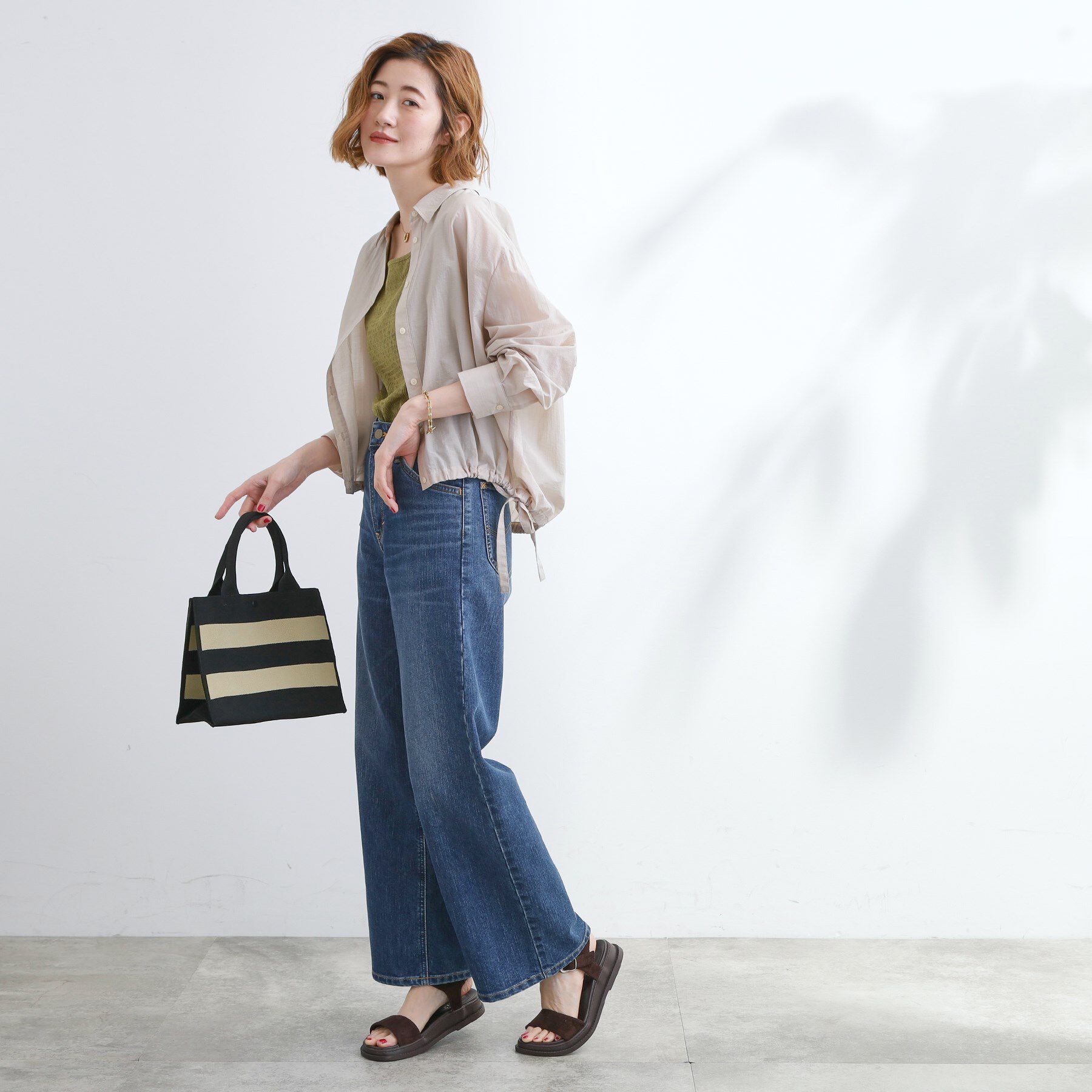 grove「ニットアソート2WAYトート」|トートバッグ|