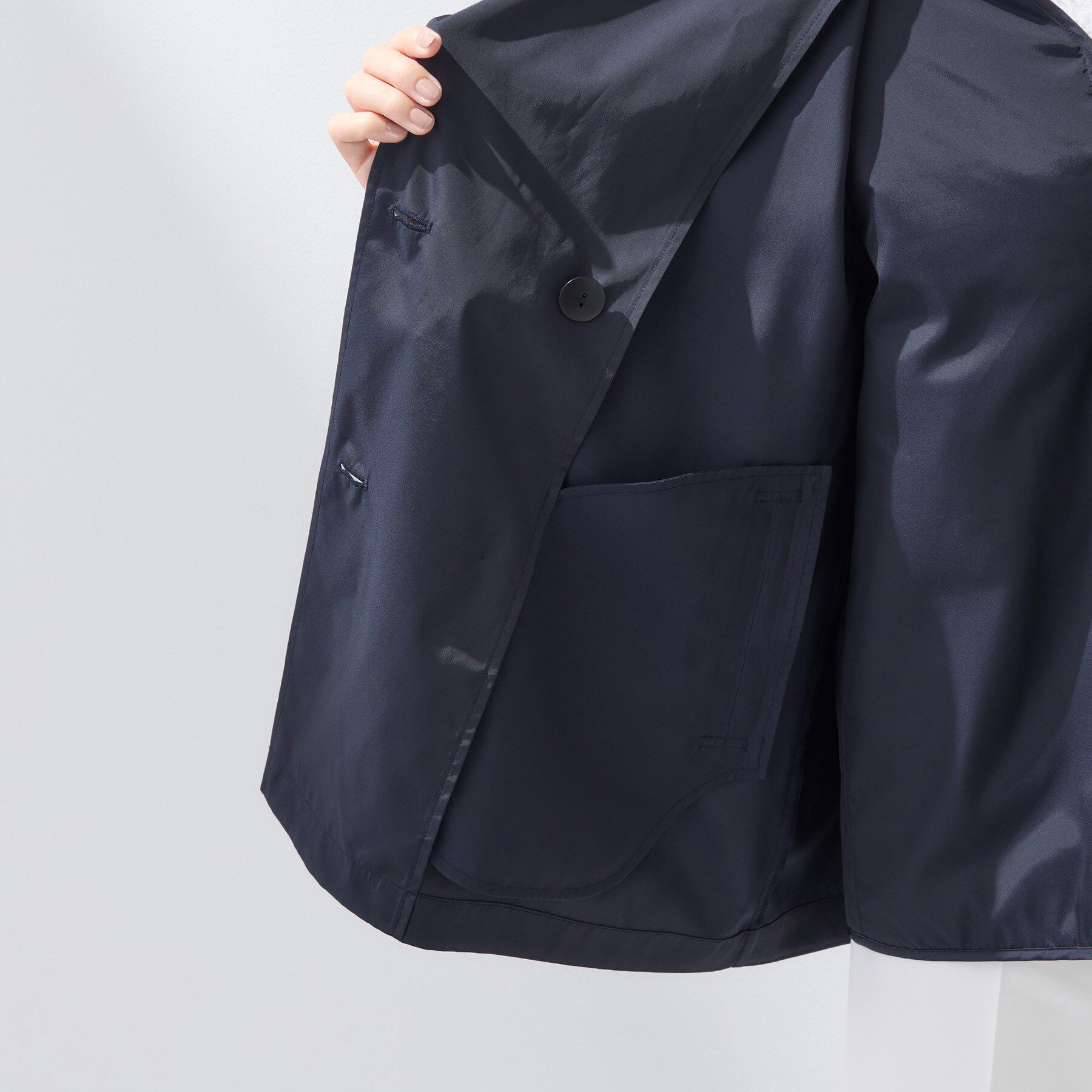 INDIVI「【撥水／UVケア／2WAY】超軽量ライナー付ライトトレンチコート」|トレンチコート|