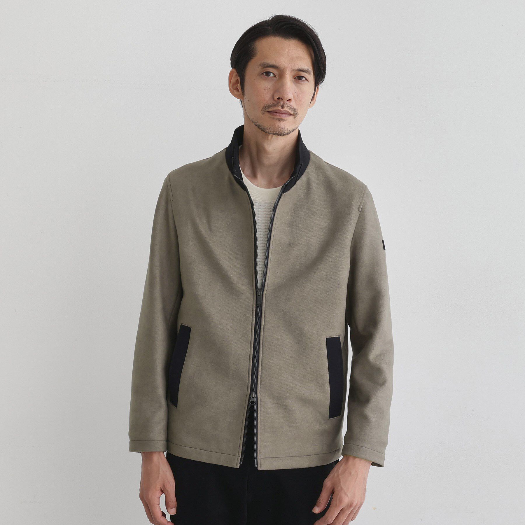 TAKEO KIKUCHI「【JUST ONE LAYER】ダウンファブリック ジップアップ フード ブルゾン」|ブルゾン・スタジャン|