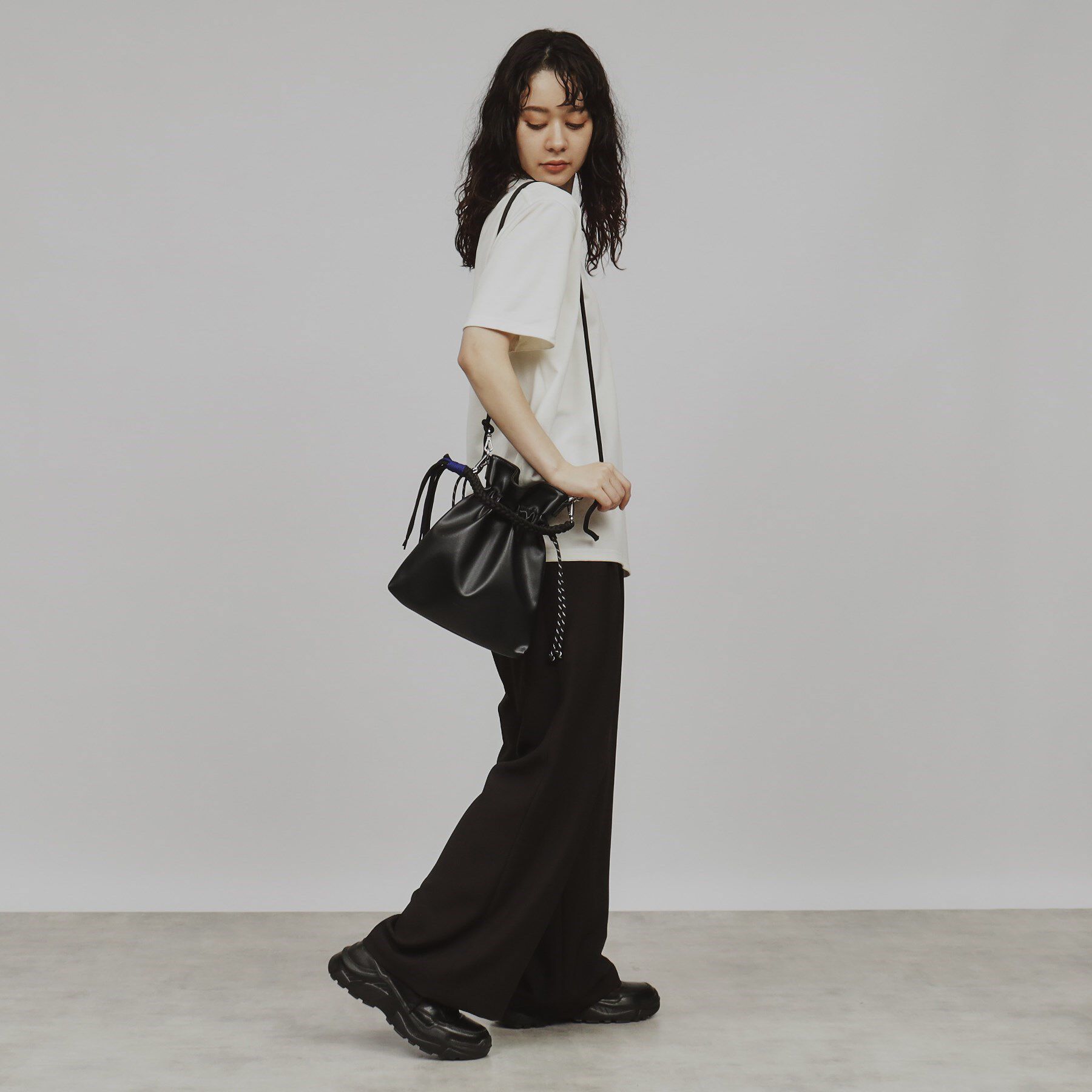 tk.TAKEO KIKUCHI「ADAMPATEK 別注 アソート巾着ショルダーバッグ」|ショルダー・メッセンジャー|