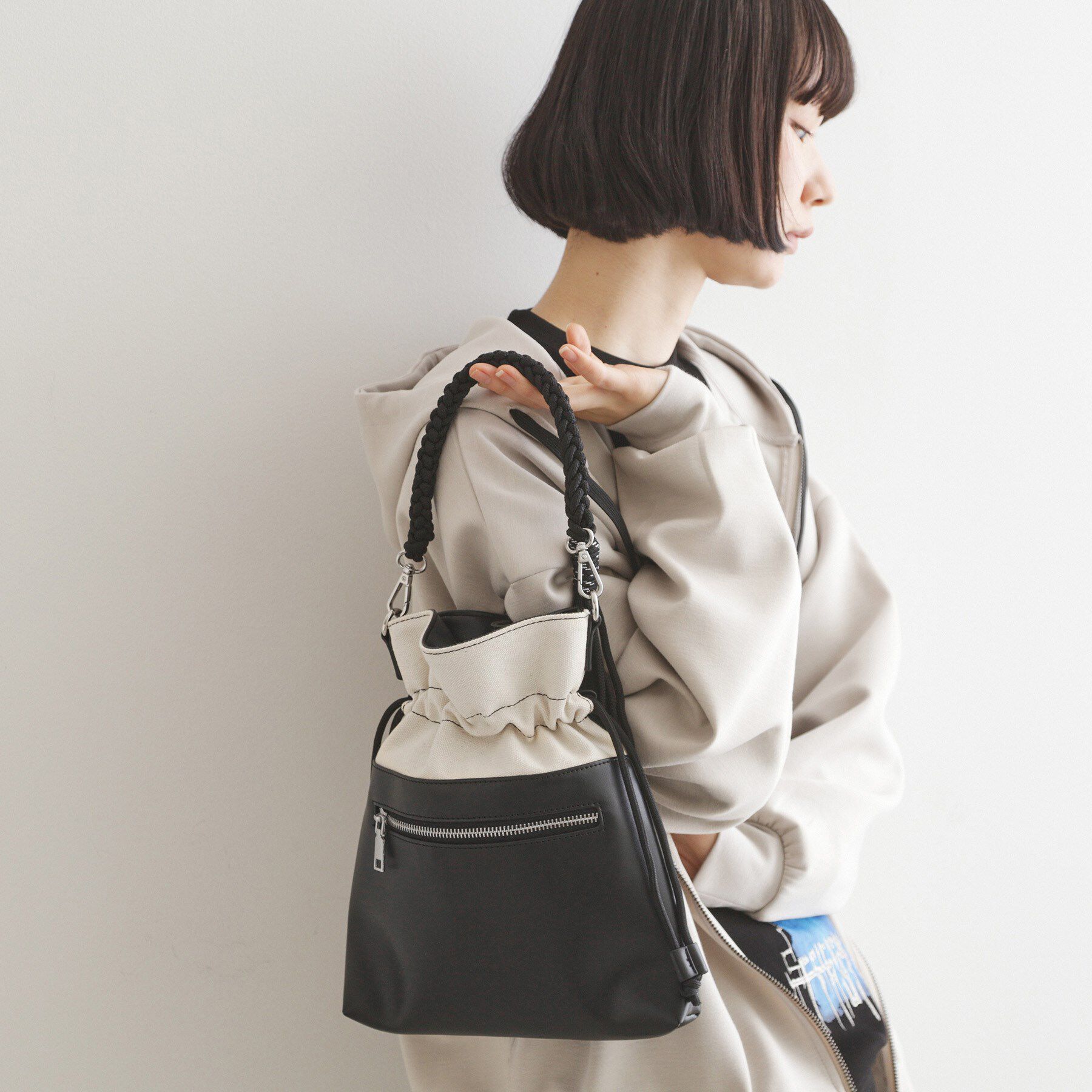 tk.TAKEO KIKUCHI「ADAMPATEK 別注 アソート巾着ショルダーバッグ」|ショルダー・メッセンジャー|