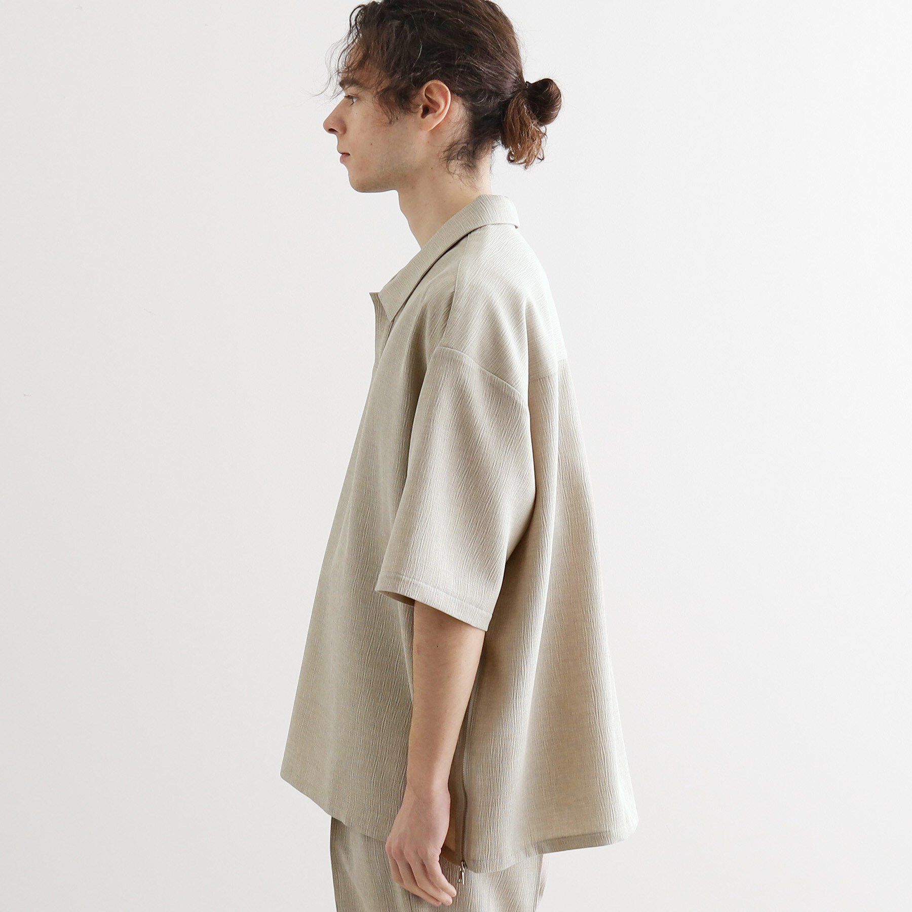 tk.TAKEO KIKUCHI「【セットアップ対応】テッククレープスキッパーシャツ」|シャツ・ブラウス|