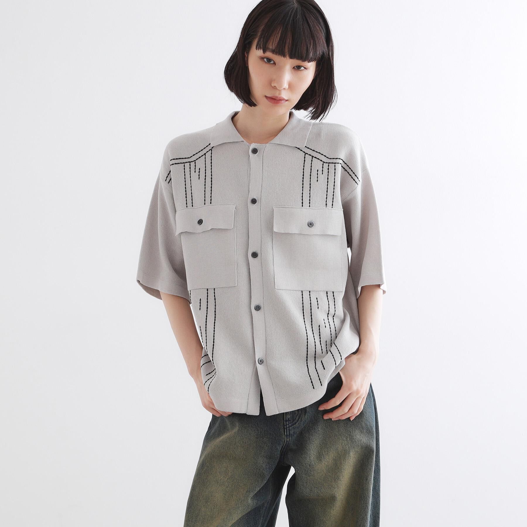 tk.TAKEO KIKUCHI「ウェスタンポロカーディガン」|カーディガン|