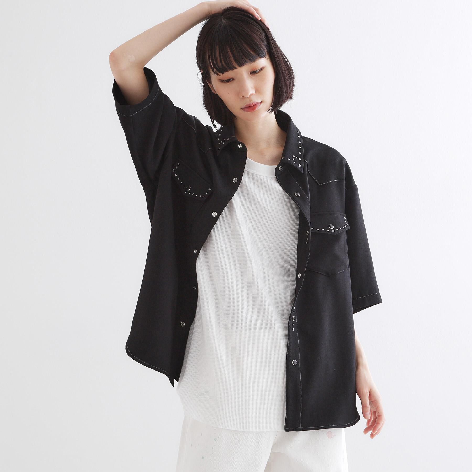 tk.TAKEO KIKUCHI「ウェスタンスタッズシャツ」|シャツ・ブラウス|