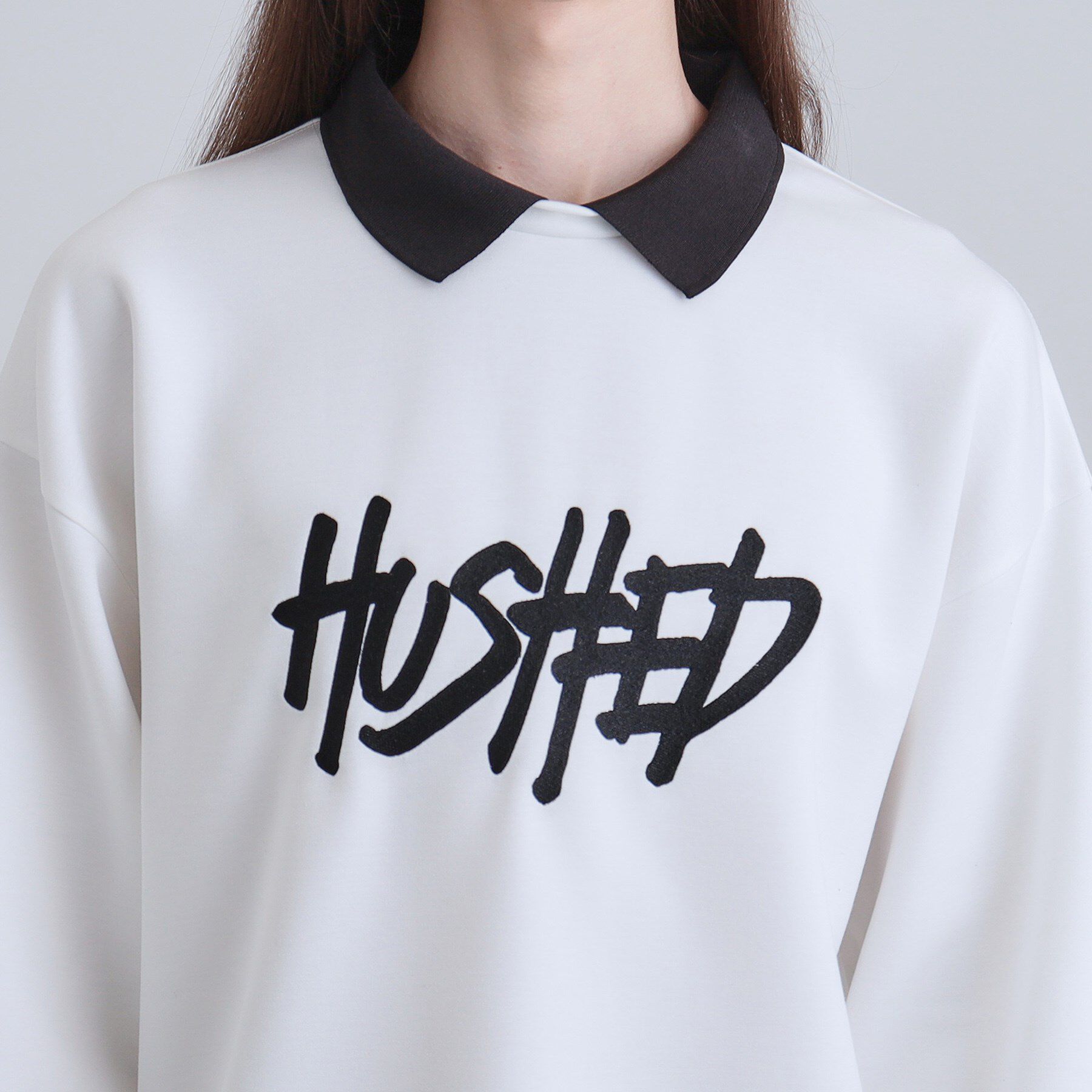 tk.TAKEO KIKUCHI「レタードエンブロレイヤーカラーカットソー」|パーカー|