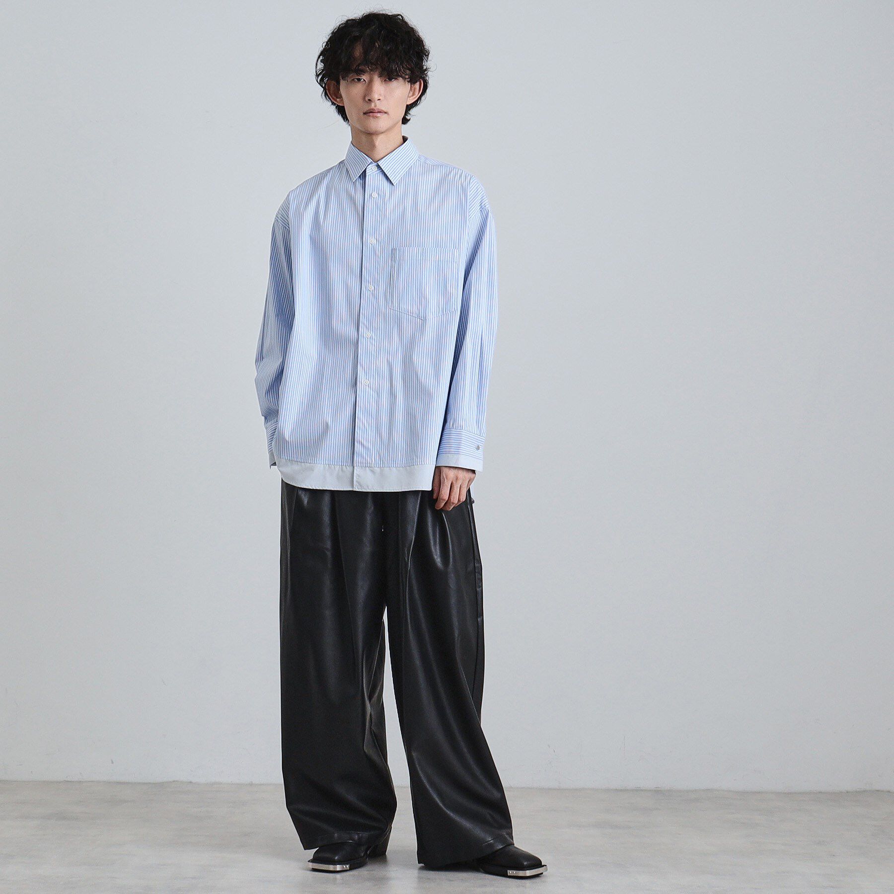 tk.TAKEO KIKUCHI「レイヤードストライプシャツ」|シャツ・ブラウス|