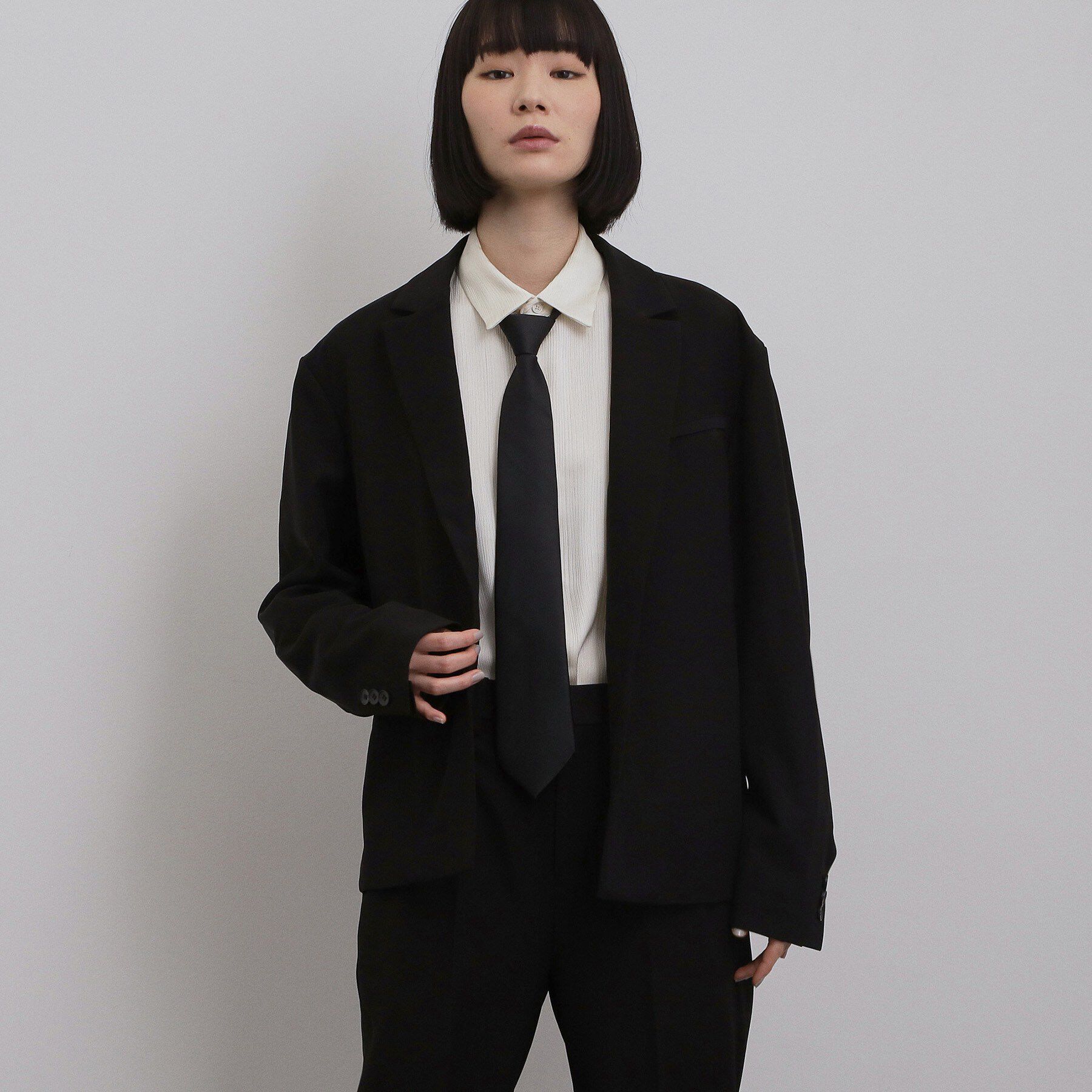 tk.TAKEO KIKUCHI「【セットアップ対応】クロップドジャケット」|テーラードジャケット|