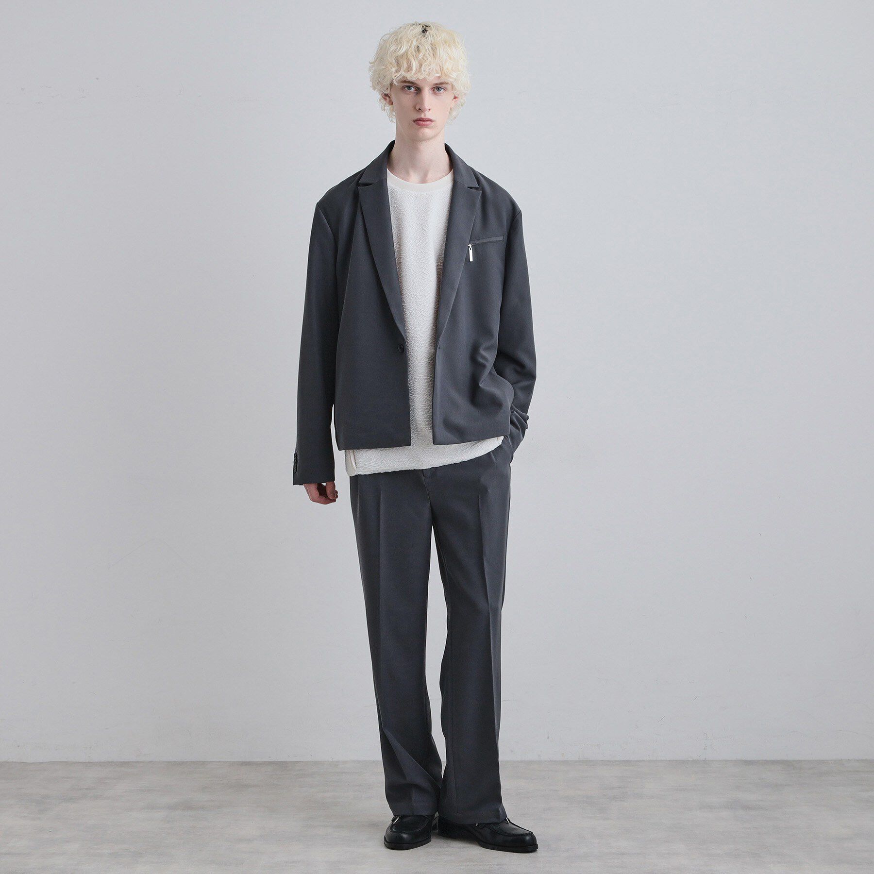 tk.TAKEO KIKUCHI「【セットアップ対応】クロップドジャケット」|テーラードジャケット|