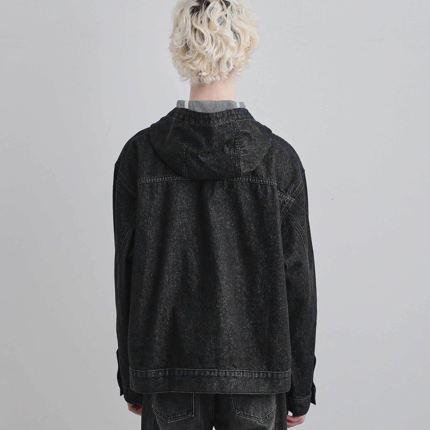 tk.TAKEO KIKUCHI「【セットアップ対応】デニムフードブルゾン」|ブルゾン・スタジャン|