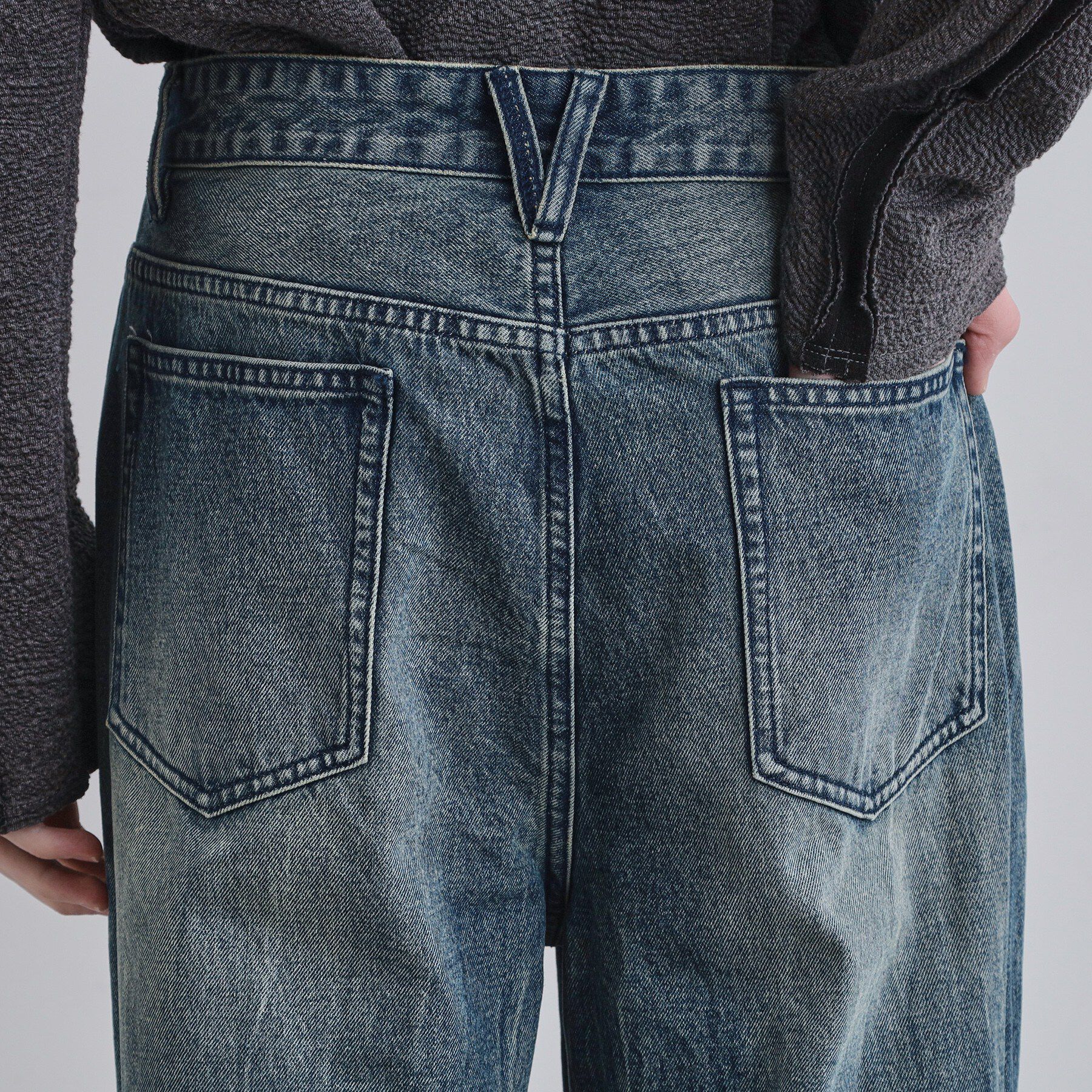 tk.TAKEO KIKUCHI「ワイドストレートレッグデニム」|デニム|