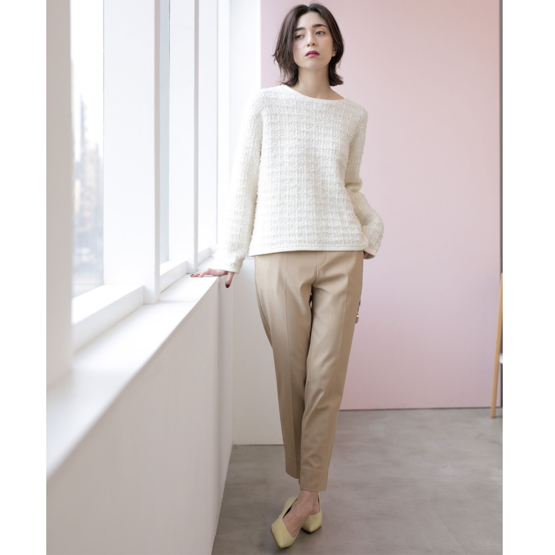 OPAQUE.CLIP「《S-LLsize》ハイストレッチイージースティックパンツ【洗濯機洗い可】」|その他|