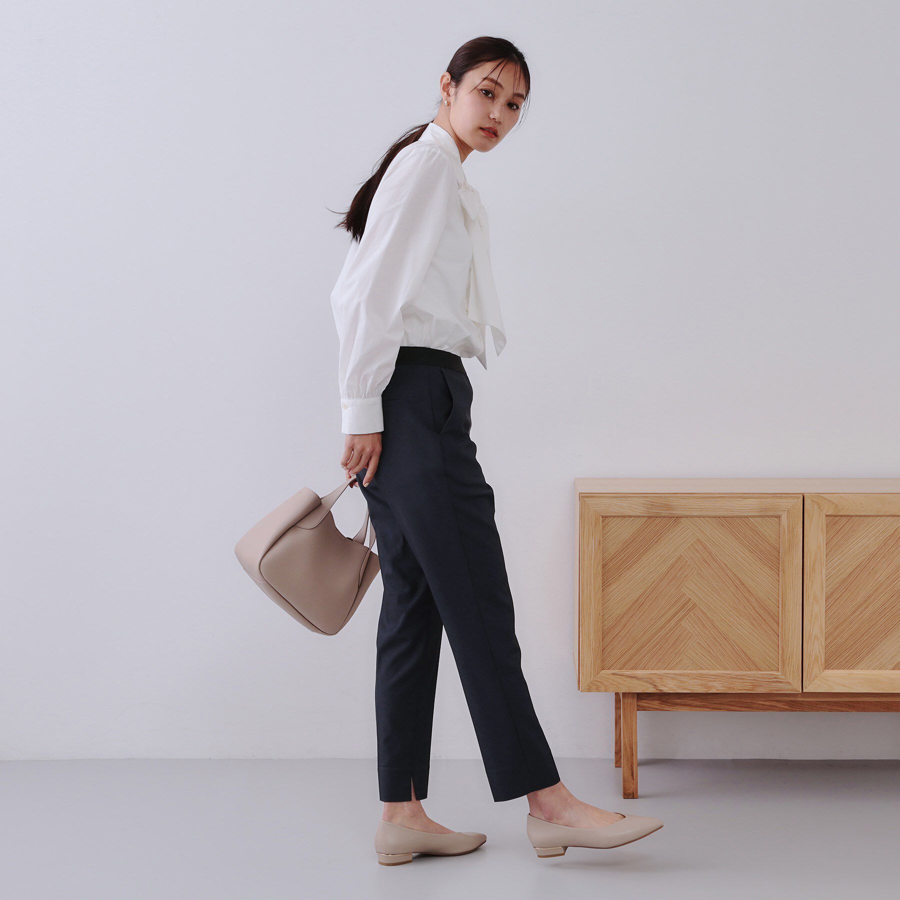 OPAQUE.CLIP「《S-LLsize》ハイストレッチイージースティックパンツ【洗濯機洗い可】」|その他|