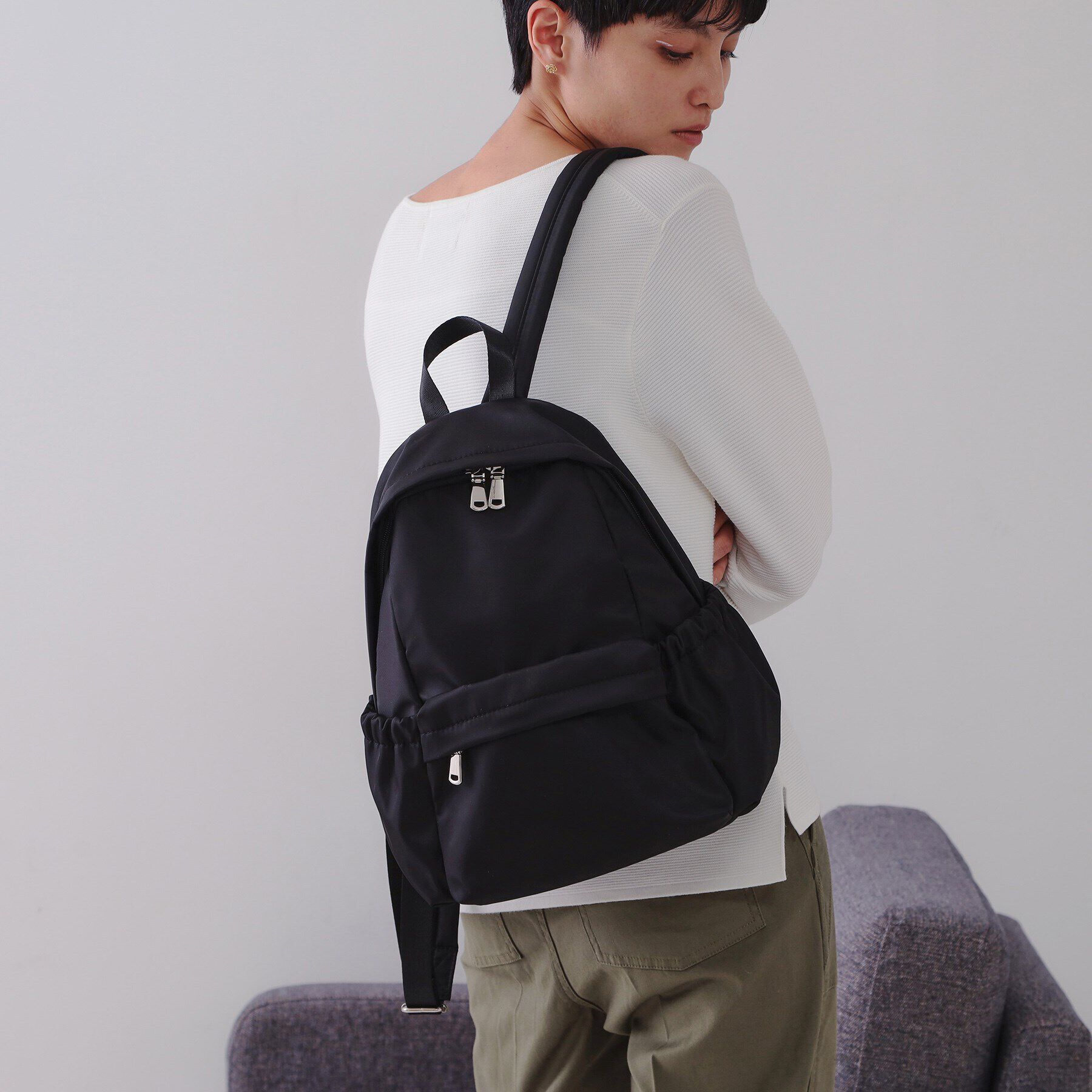 OPAQUE.CLIP「ナイロンコンパクトリュックサック」|リュック|