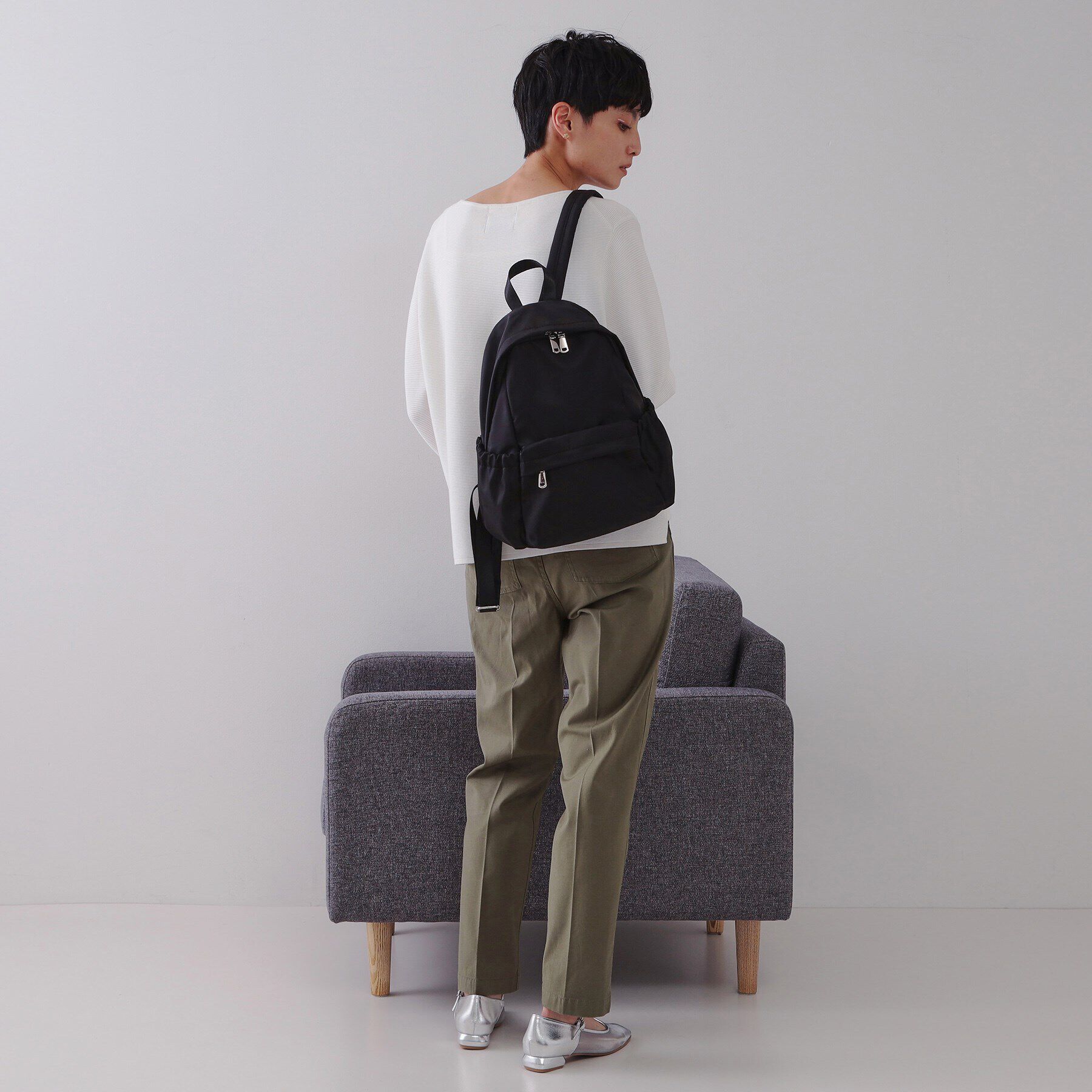 OPAQUE.CLIP「ナイロンコンパクトリュックサック」|リュック|