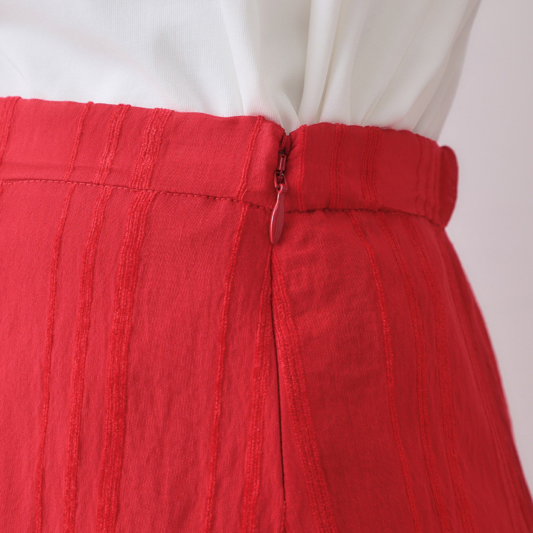 OPAQUE.CLIP「ランダムストライプフレアスカート」|スカート|