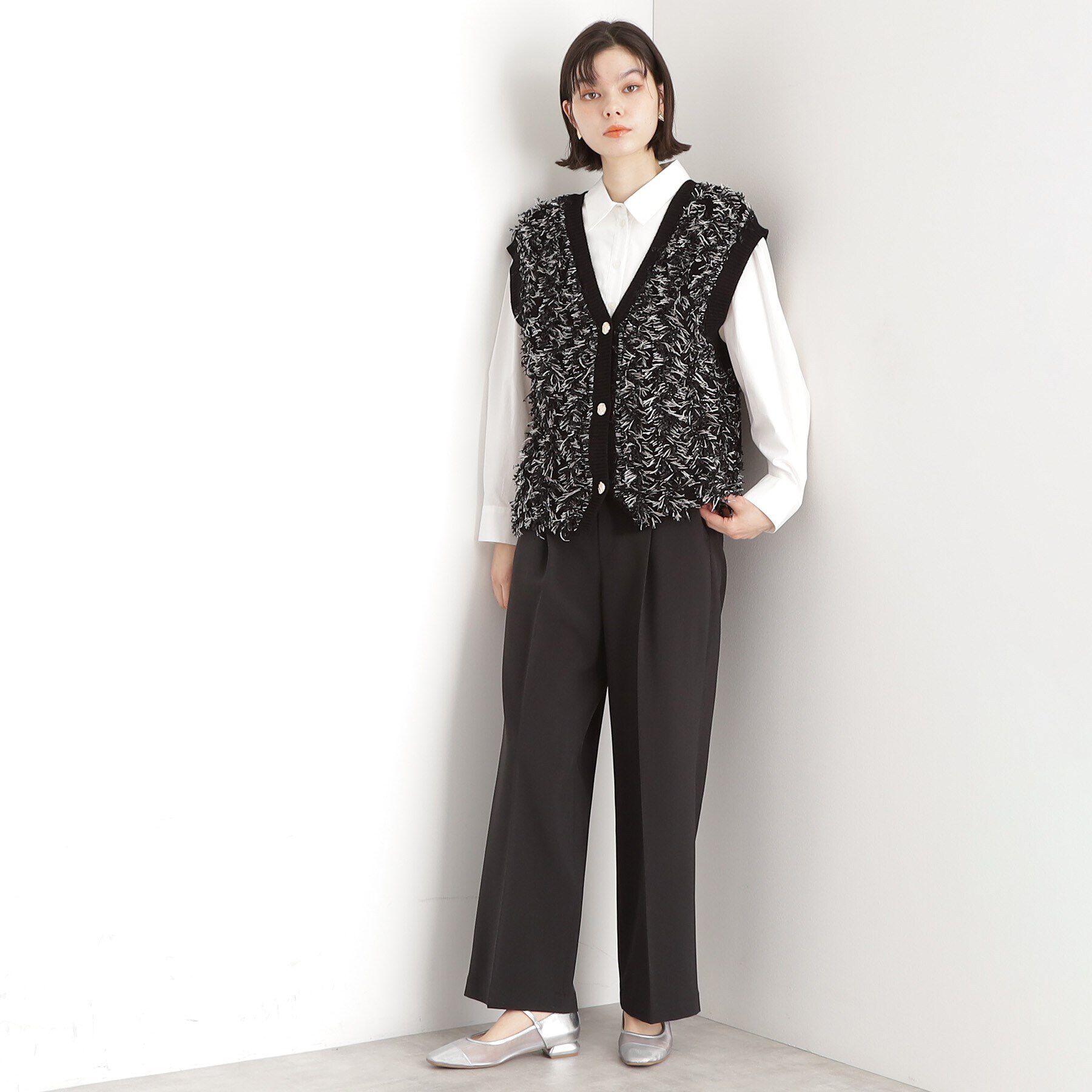 THE SHOP TK「テープヤーンベスト」|ベスト・ジレ|