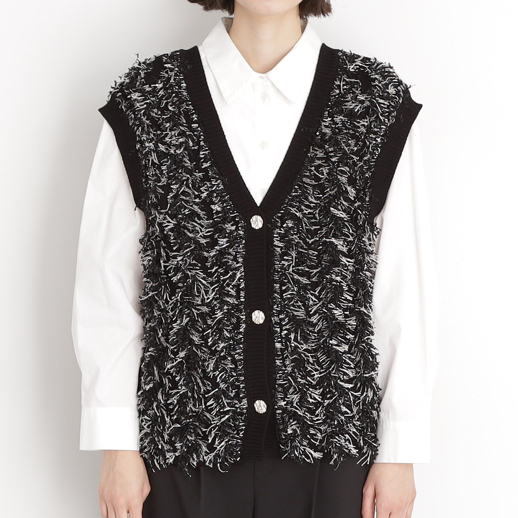 THE SHOP TK「テープヤーンベスト」|ベスト・ジレ|