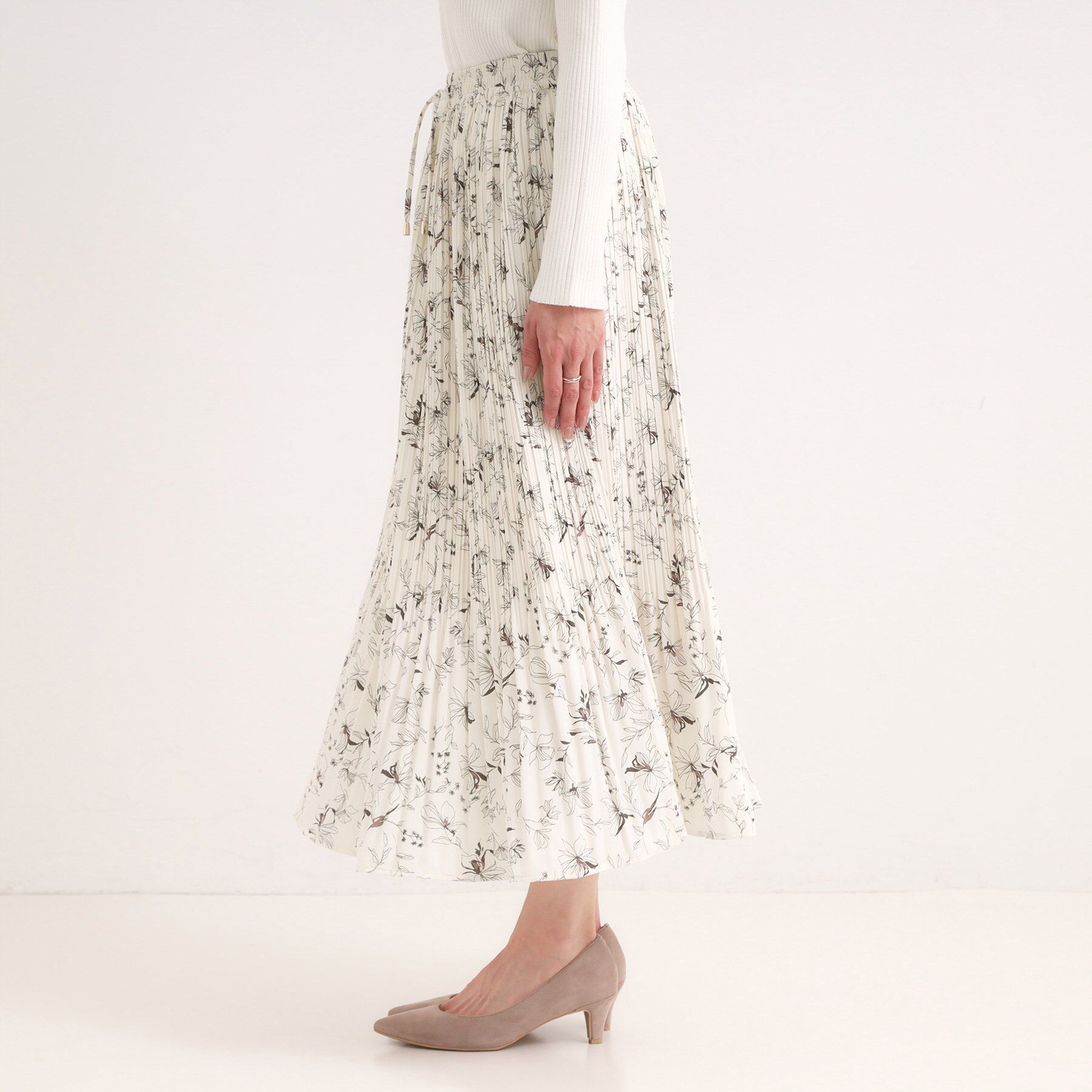 SHOO･LA･RUE「【セットアップ可】大人上品な アソートプリーツスカート」|スカート|