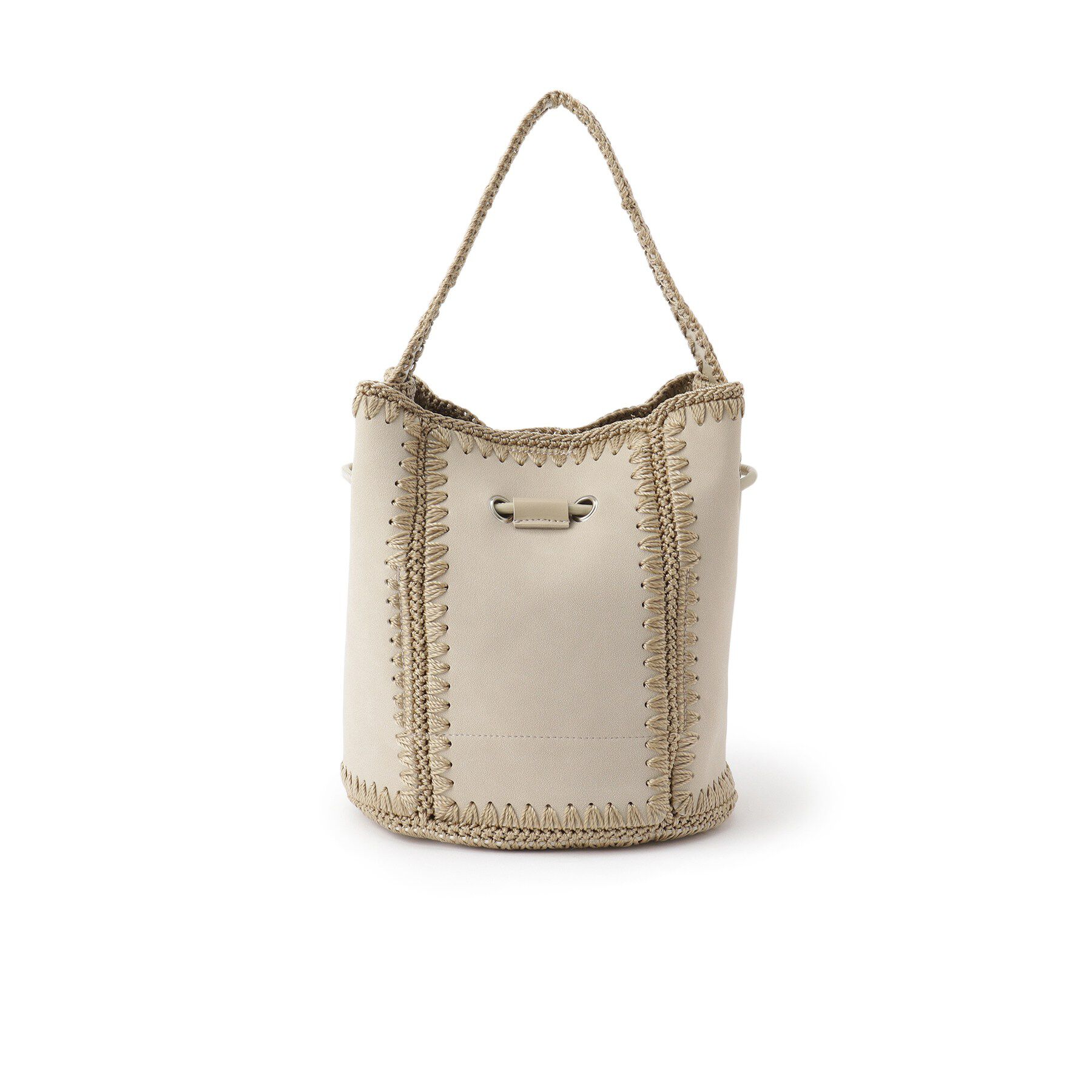 Dessin「【軽量】スエードライク巾着バケツバッグ」|ハンドバッグ|