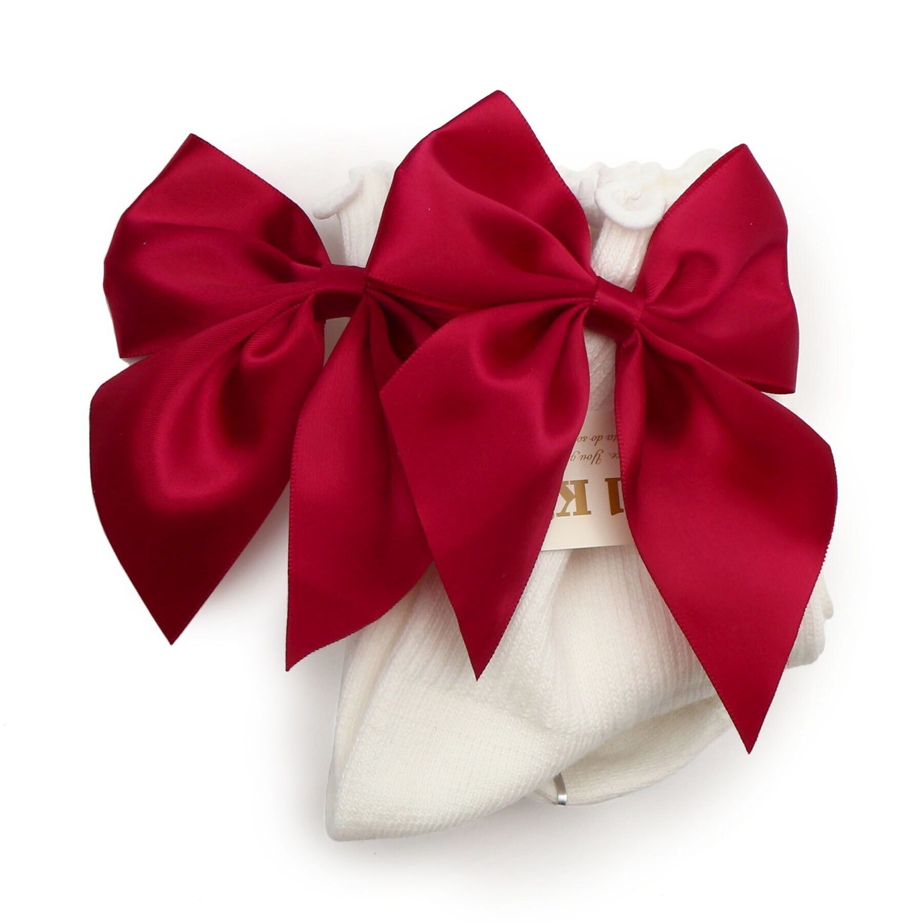 Doll Kiss「９色展開◆BIGリボン付きクルーソックス　靴下」|ソックス|