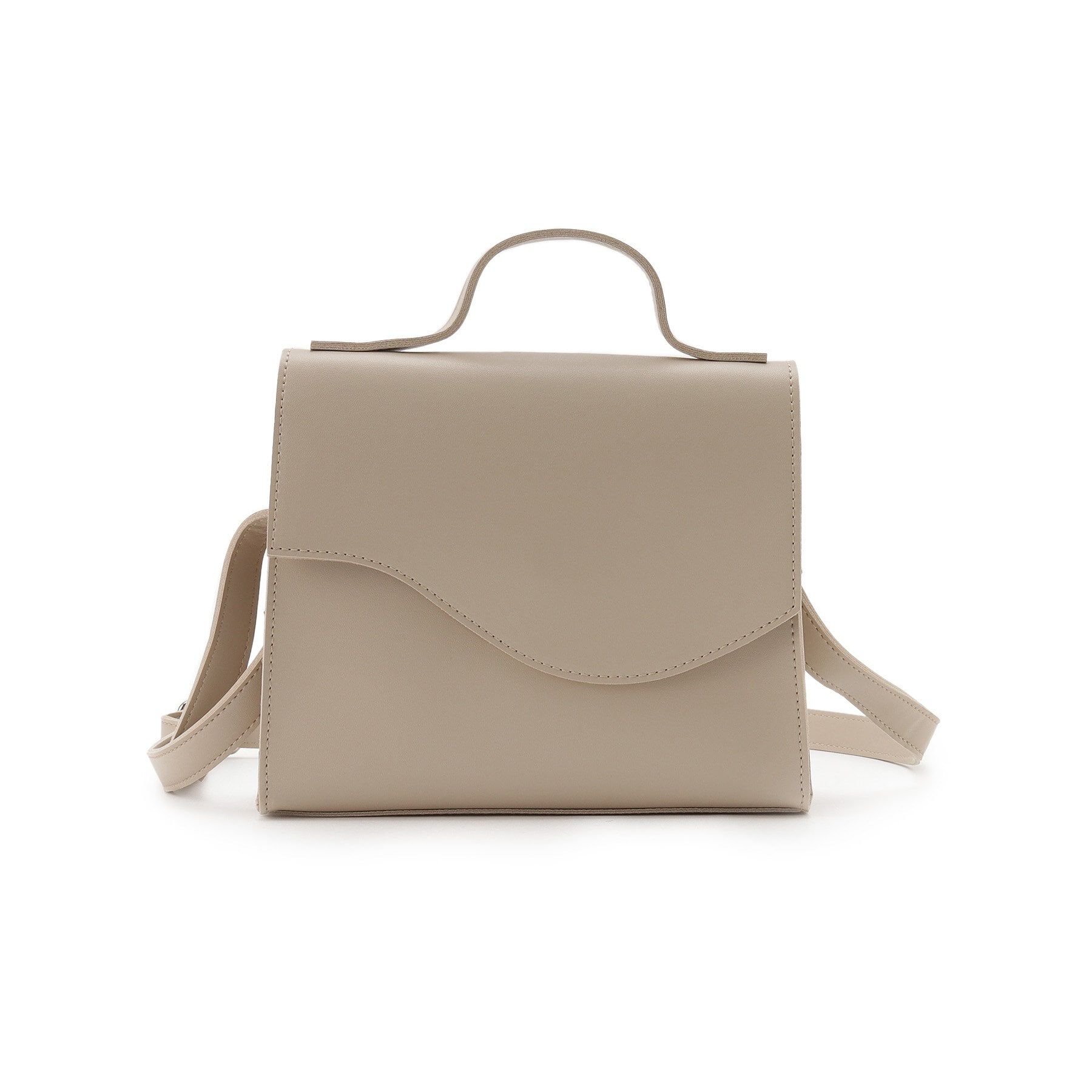 Ober Tashe「ニュアンスフラップショルダー」|ショルダー・メッセンジャー|アイボリー(004)