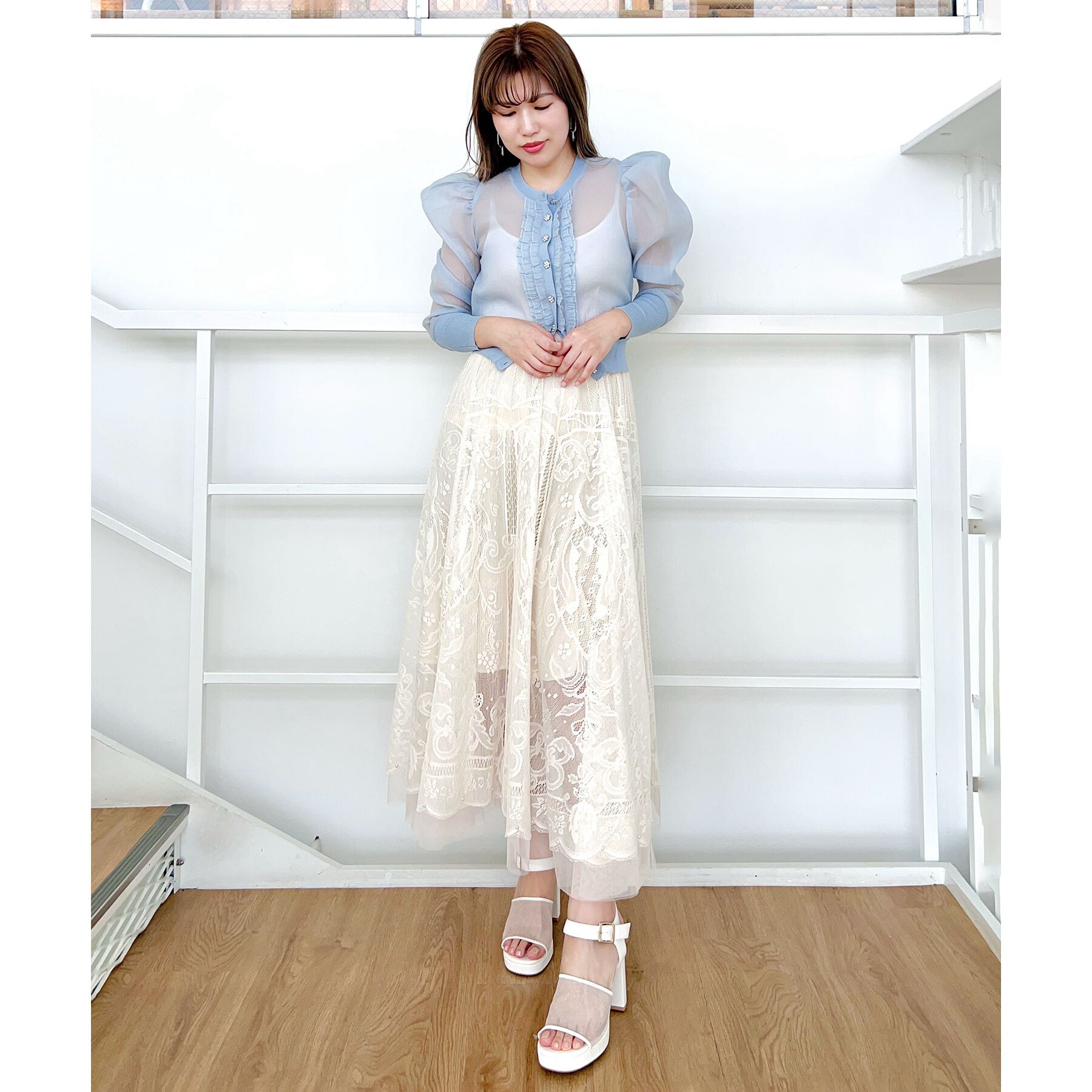 ESPERANZA「ラメチュールコンビサンダル 24SS」|サンダル|