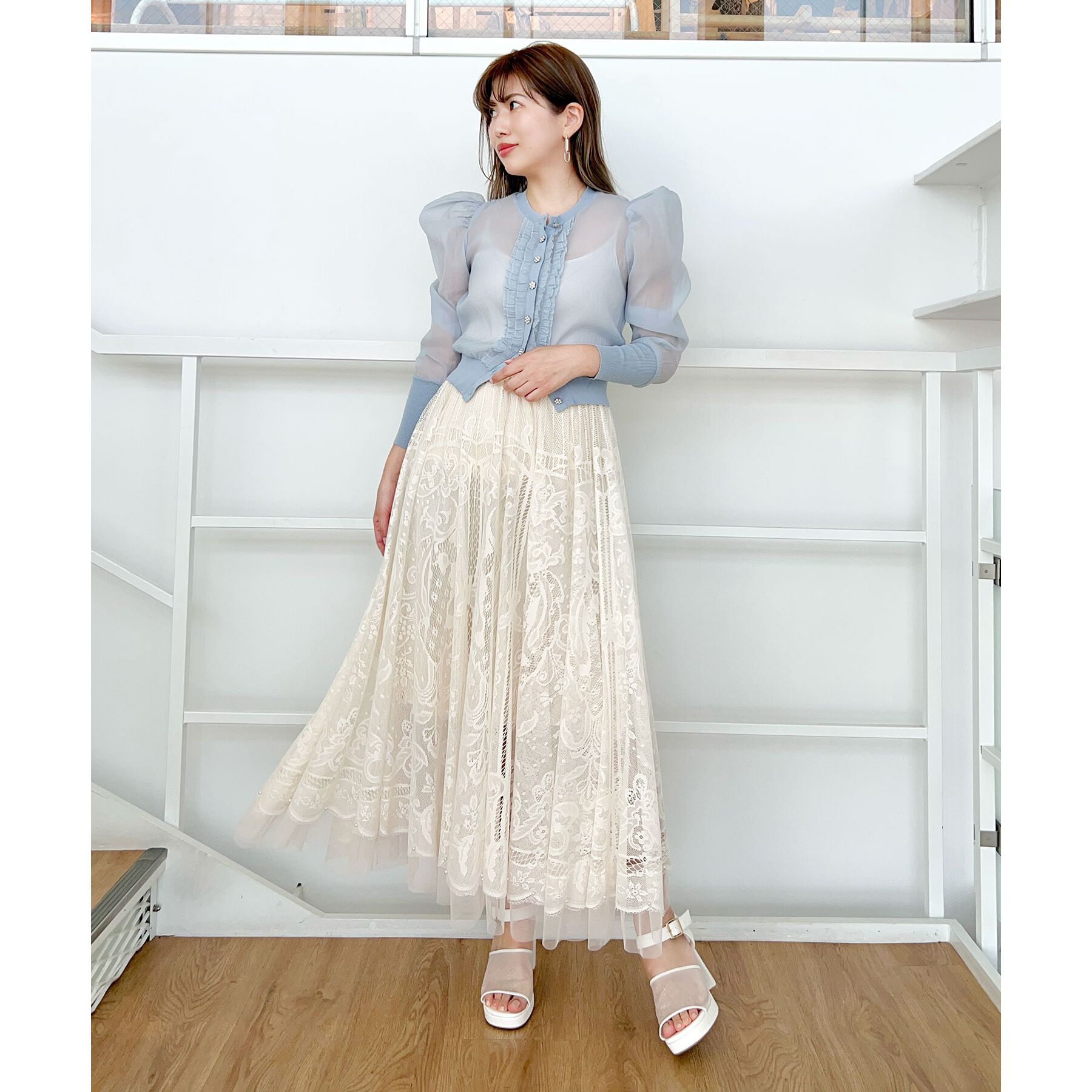 ESPERANZA「ラメチュールコンビサンダル 24SS」|サンダル|