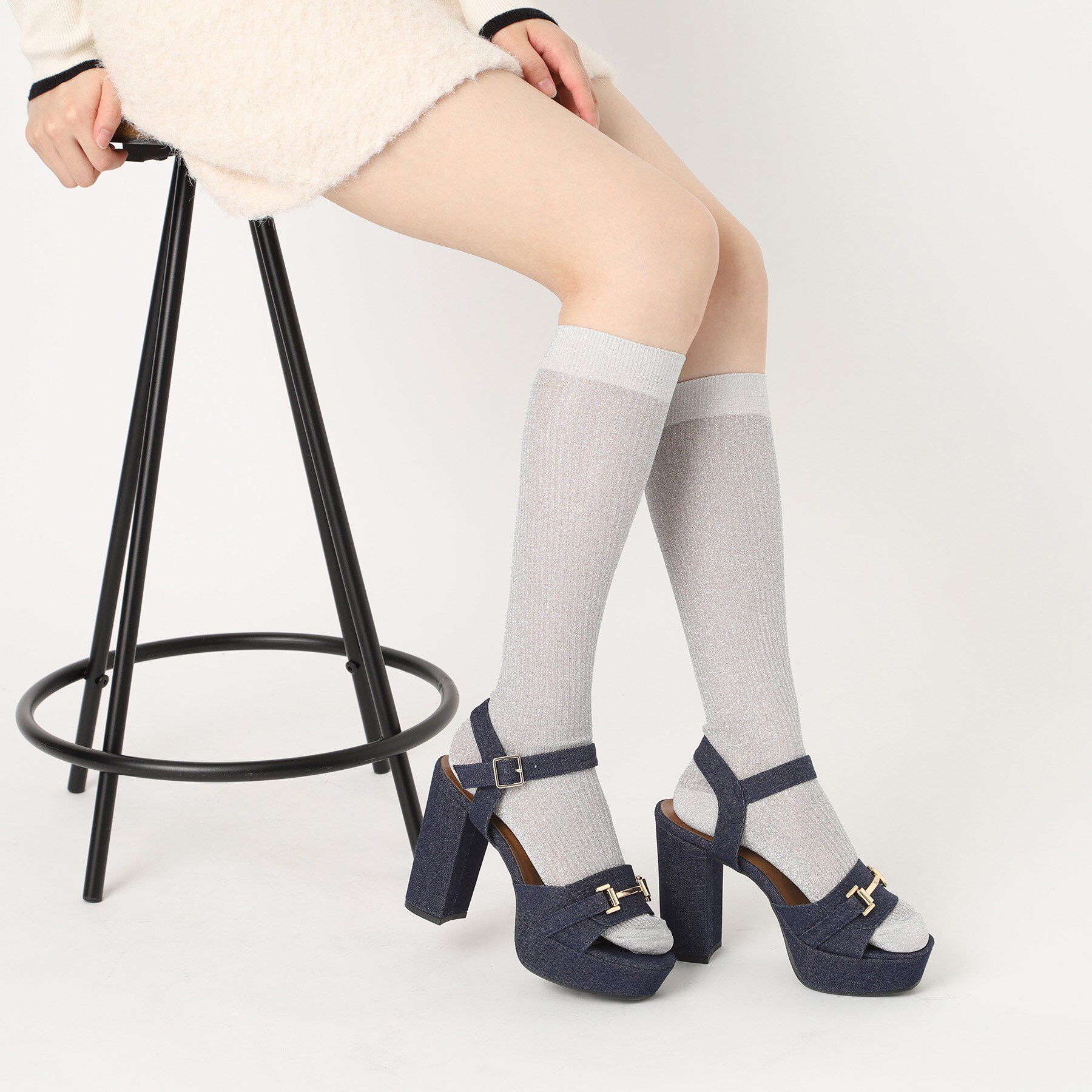 ESPERANZA「アッパービット厚底ヒールサンダル」|サンダル|