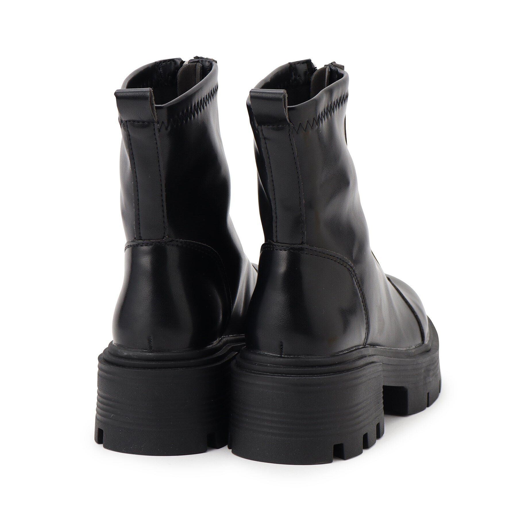 csT&P「厚底センタージップブーツ」|ショートブーツ|