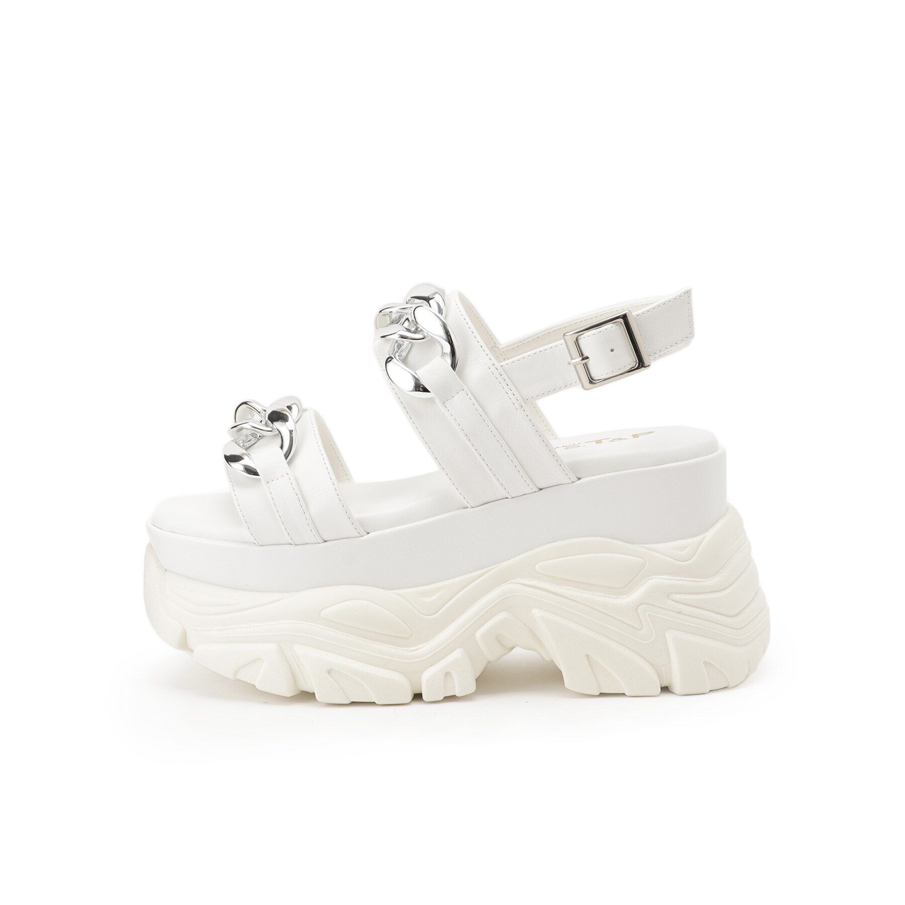 csT&P「ビックチェーン付き厚底サンダル」|サンダル|