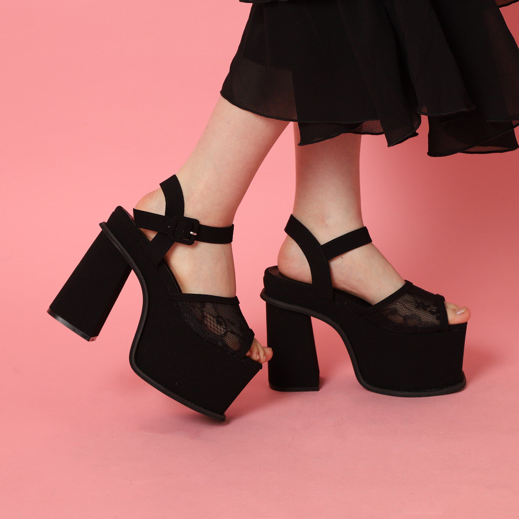 csT&P「厚底レースサンダル」|サンダル|