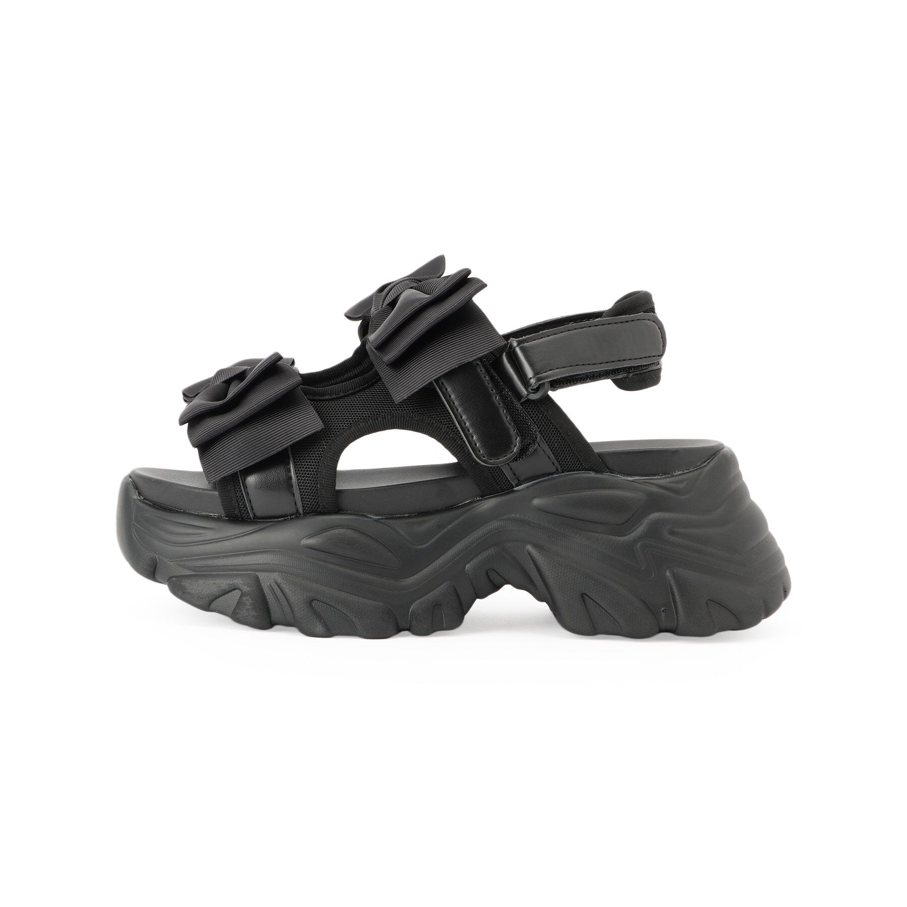 csT&P「厚底ダブルリボンサンダル」|サンダル|