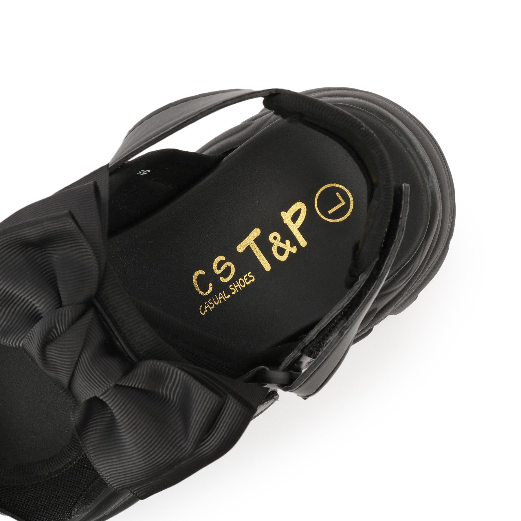 csT&P「厚底ダブルリボンサンダル」|サンダル|