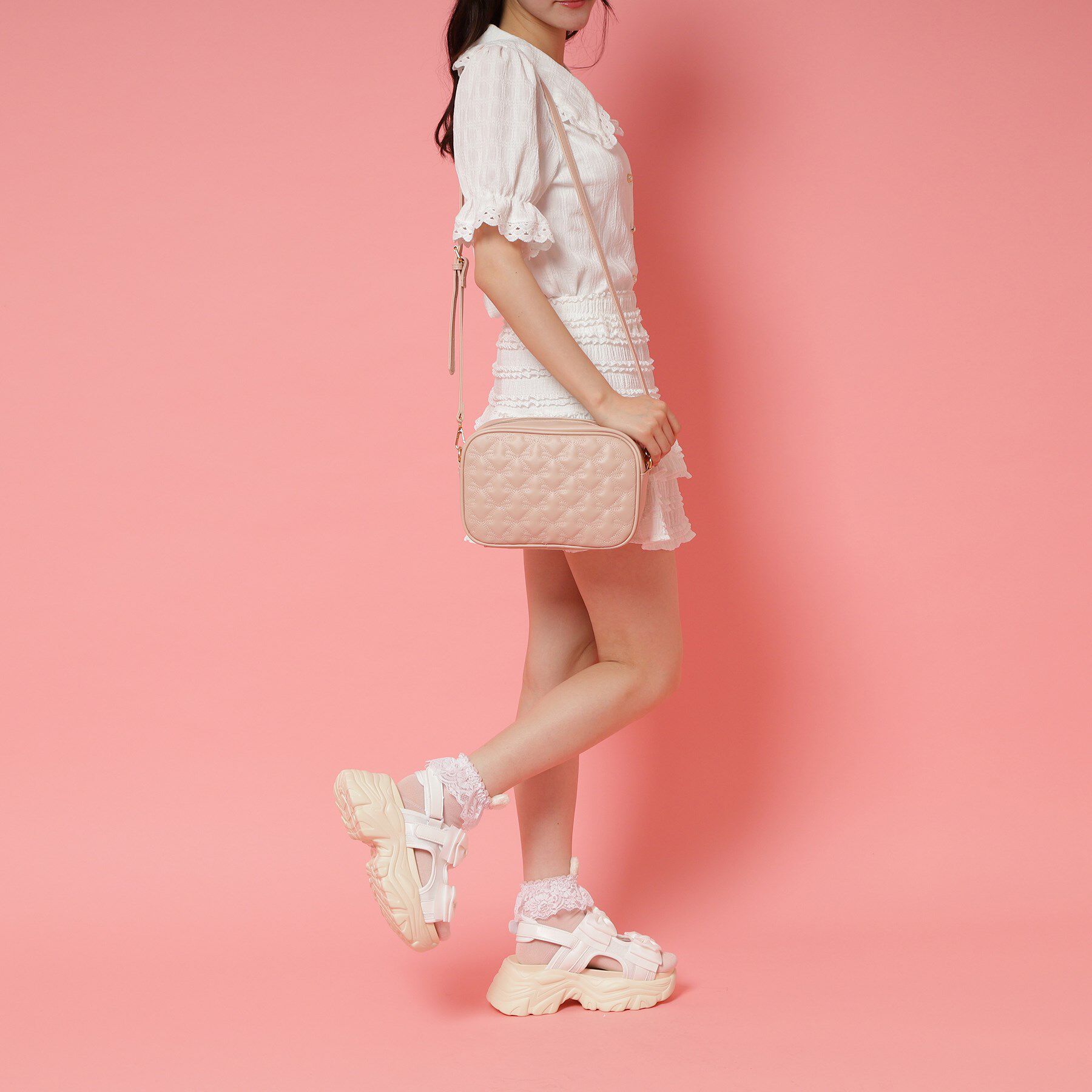 csT&P「厚底ダブルリボンサンダル」|サンダル|