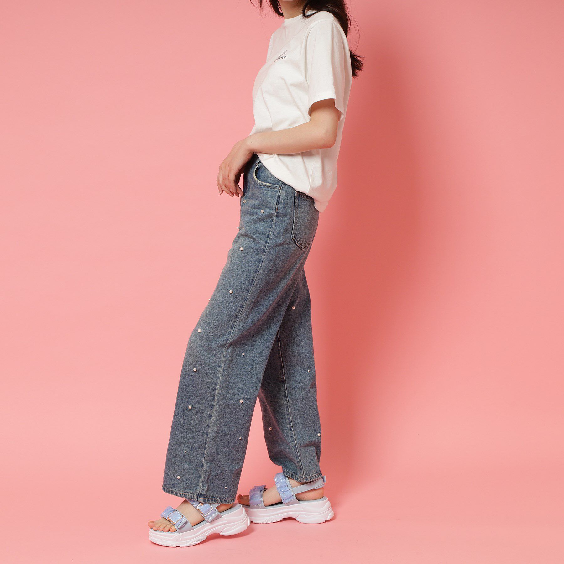 csT&P「ギャザーダブルベルトサンダル」|サンダル|