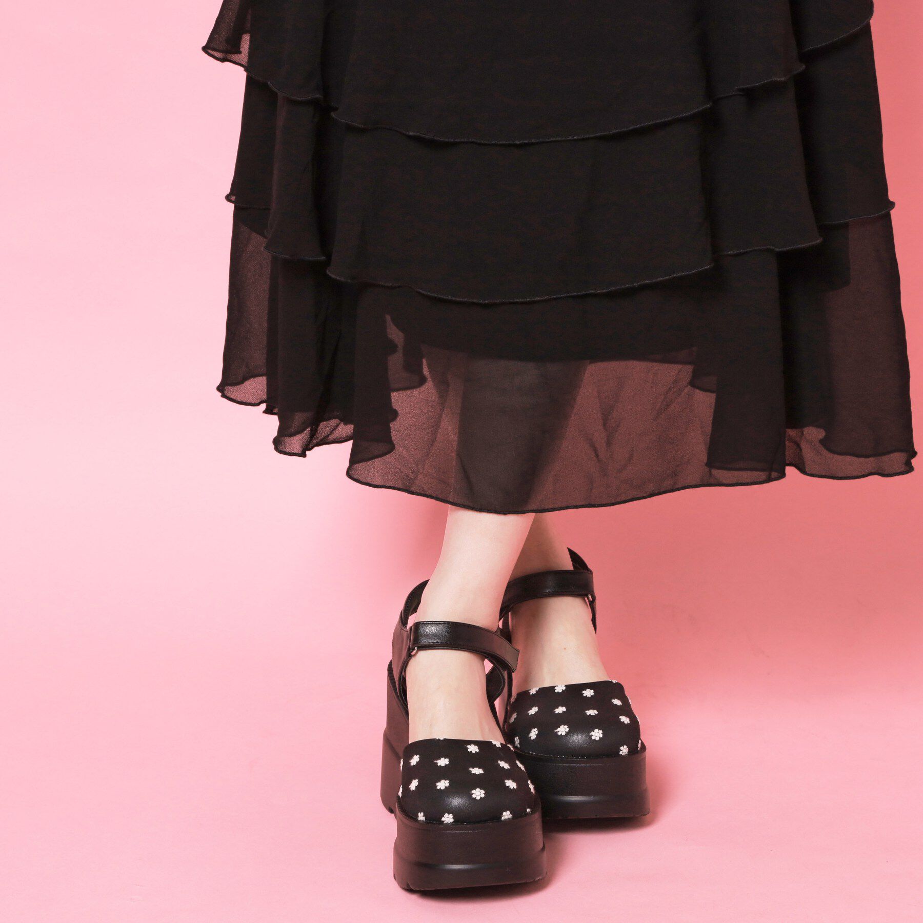 csT&P「厚底ストラップパンプス」|パンプス|