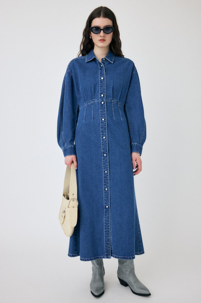 MOUSSY「DENIM SHIRT ドレス」|ワンピース|